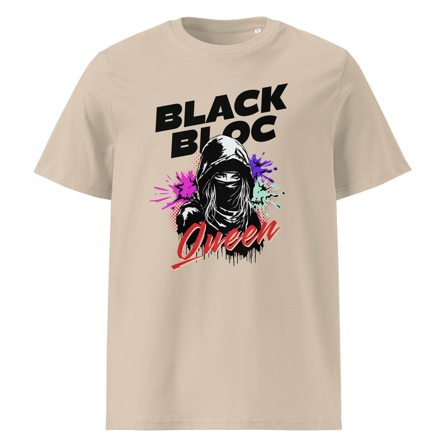 Black Bloc Queen - Premium T-Shirt von Protest Couture | Desert Dust
