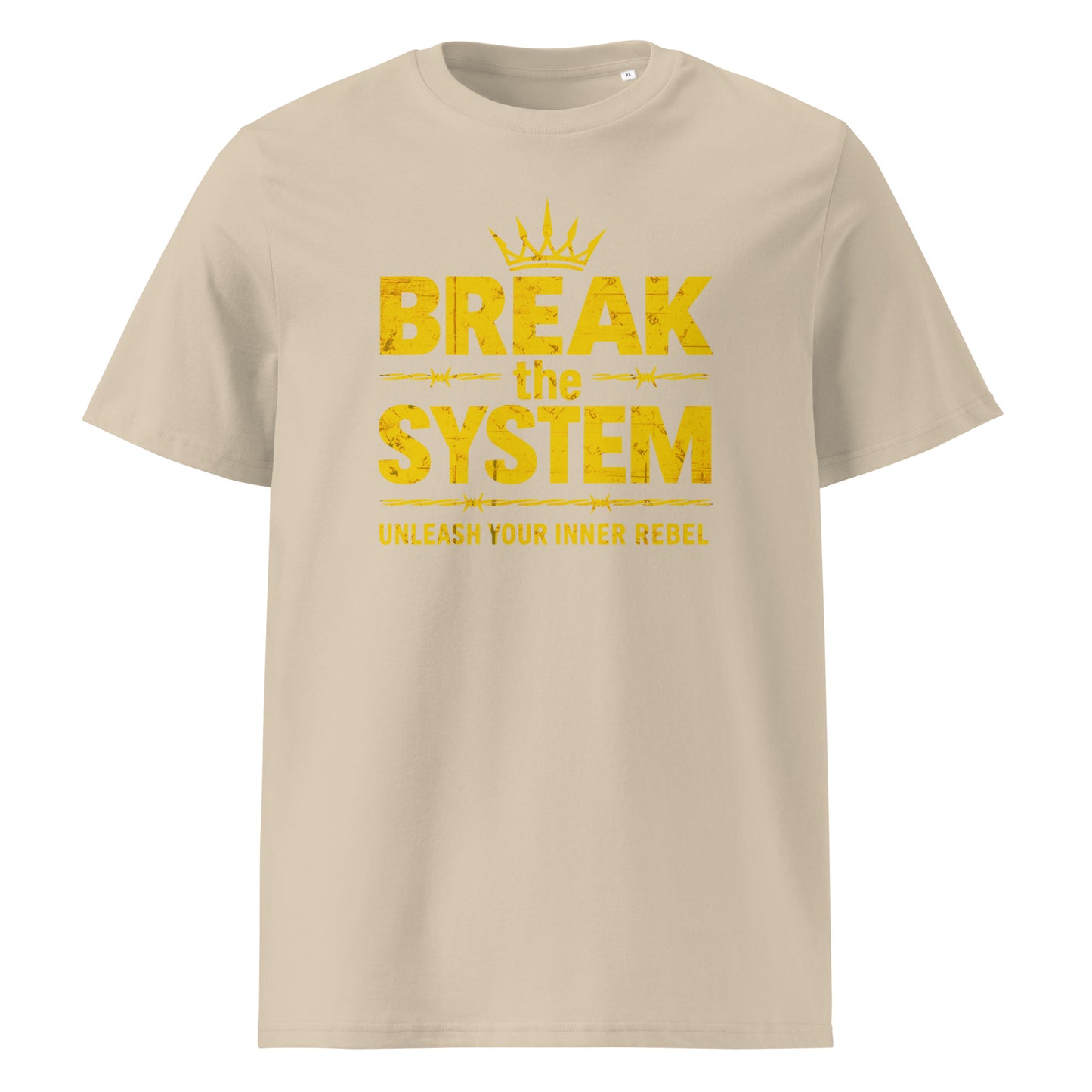 Break the System - Premium T-Shirt von Protest Couture | Desert Dust