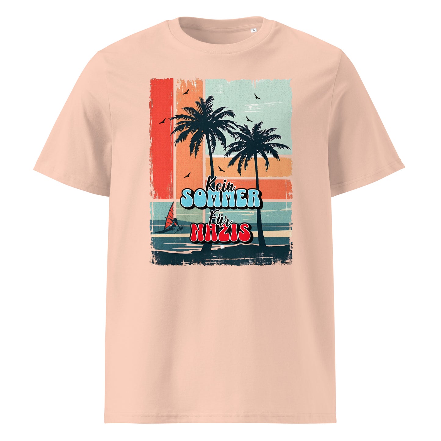 Kein Sommer für Nazis - Premium T-Shirt von Protest Couture | Fraiche Peche