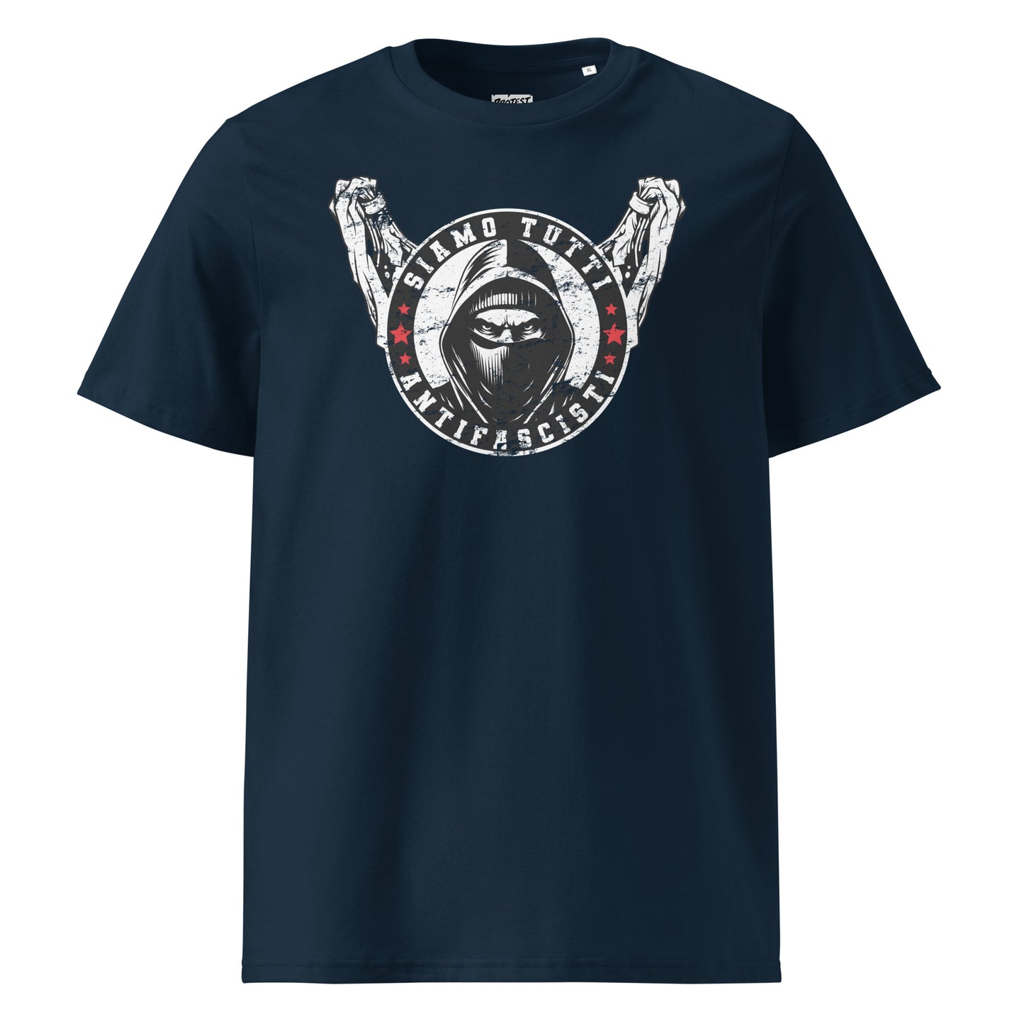 Siamo tutti Antifascisti - Premium T-Shirt von Protest Couture | French Navy