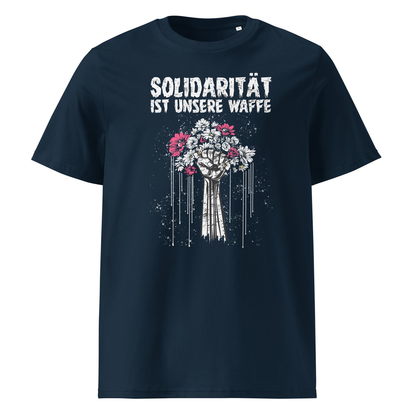 Solidarität ist unsere Waffe - Premium T-Shirt von Protest Couture | French Navy