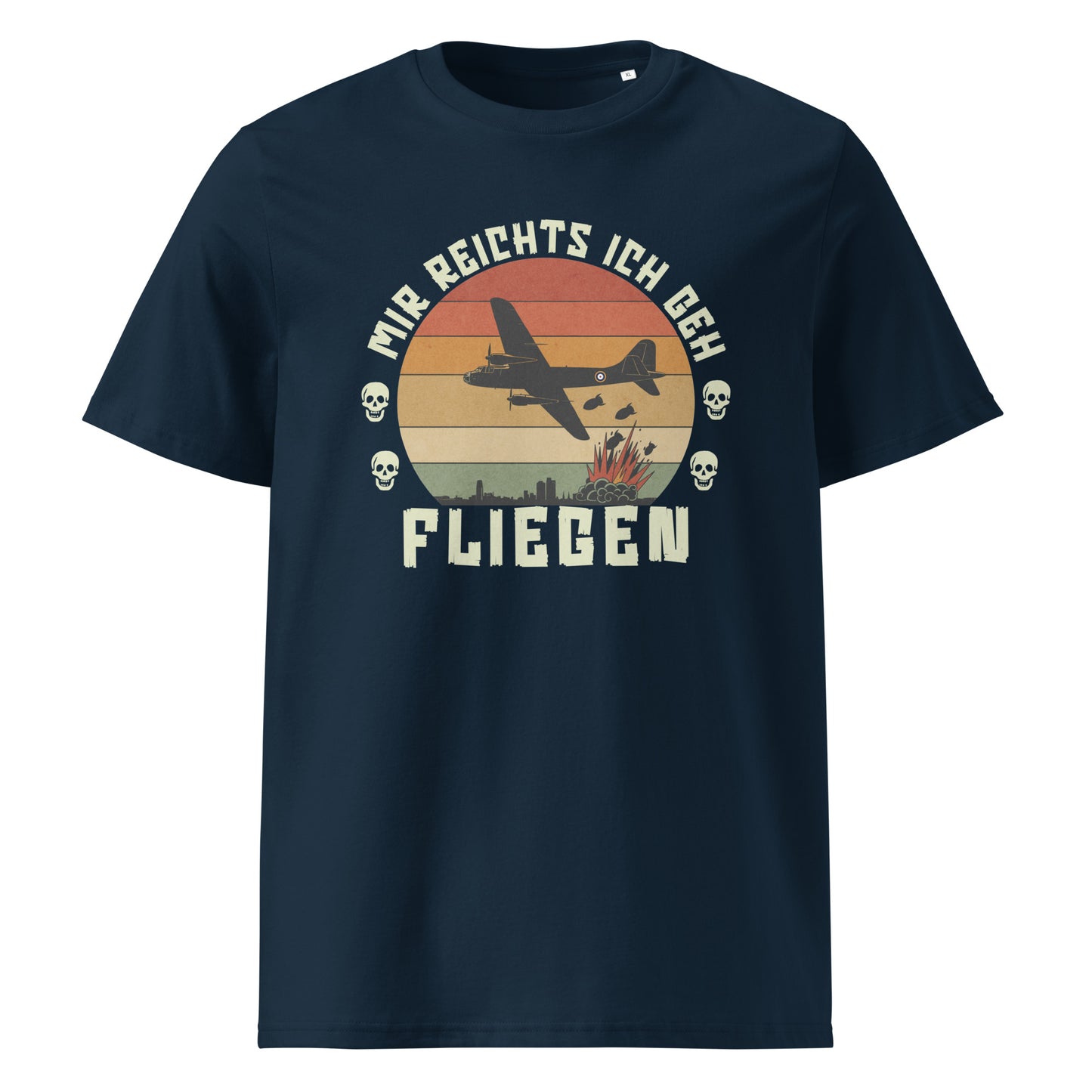 Mir Reichts Ich Geh Fliegen - Premium T-Shirt von Protest Couture | French Navy