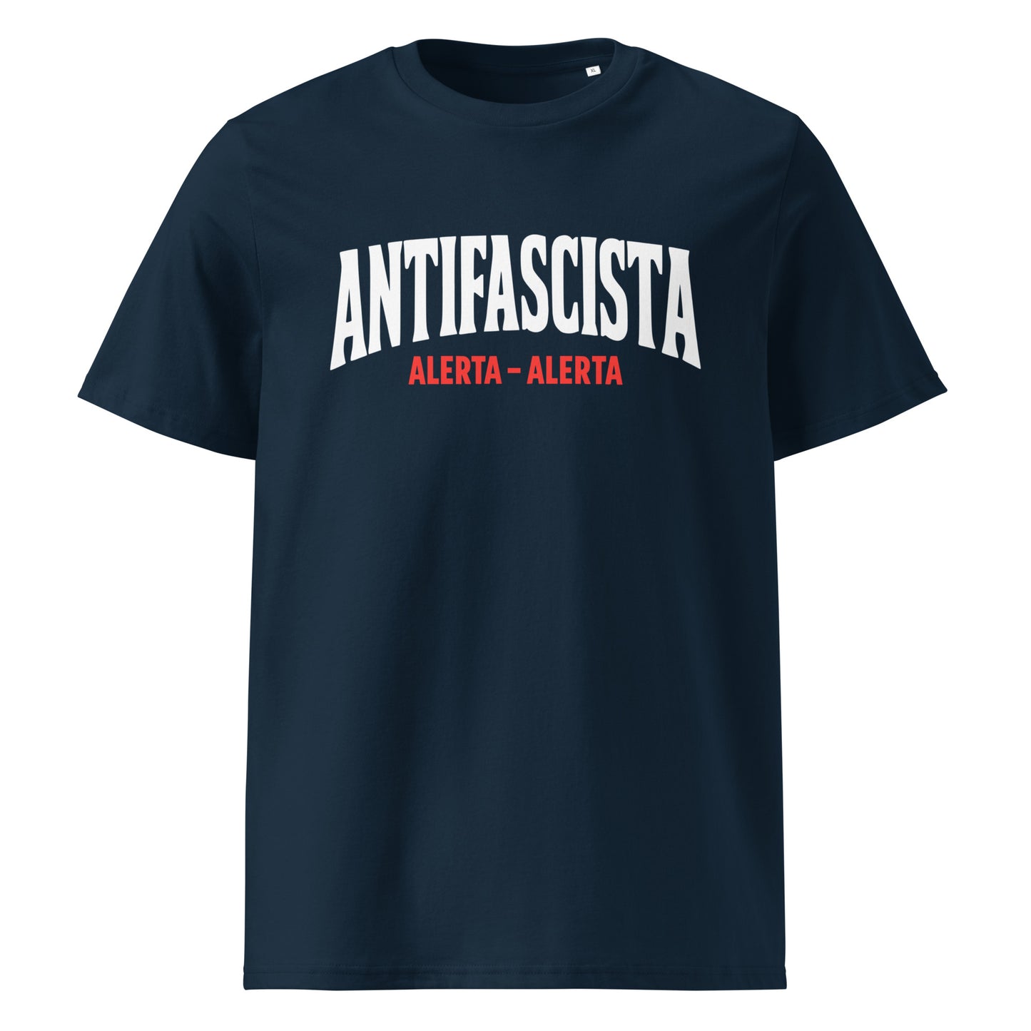 Antifascista (Alerta - Alerta) - Premium T-Shirt von Protest Couture | French Navy