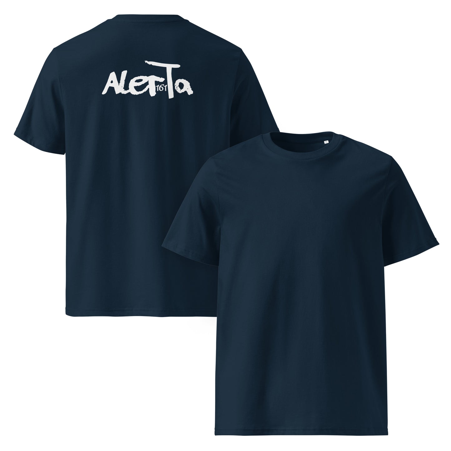 Alerta 161 [Back Print white] - Premium T-Shirt von Protest Couture | French Navy