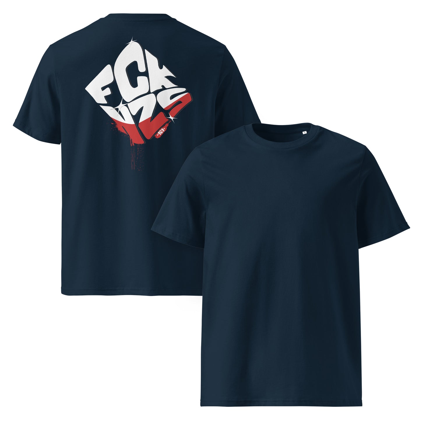 FCKNZS 161 [Backprint] - Premium T-Shirt von Protest Couture | French Navy