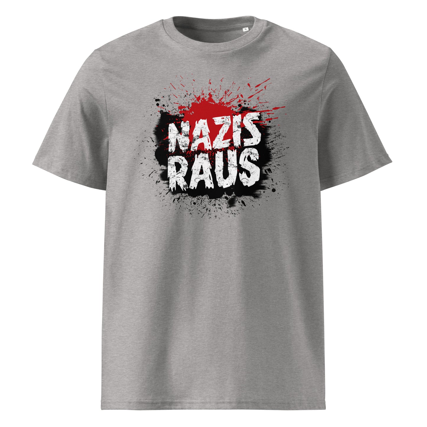 Nazis Raus - Premium T-Shirt von Protest Couture | Heather Grey