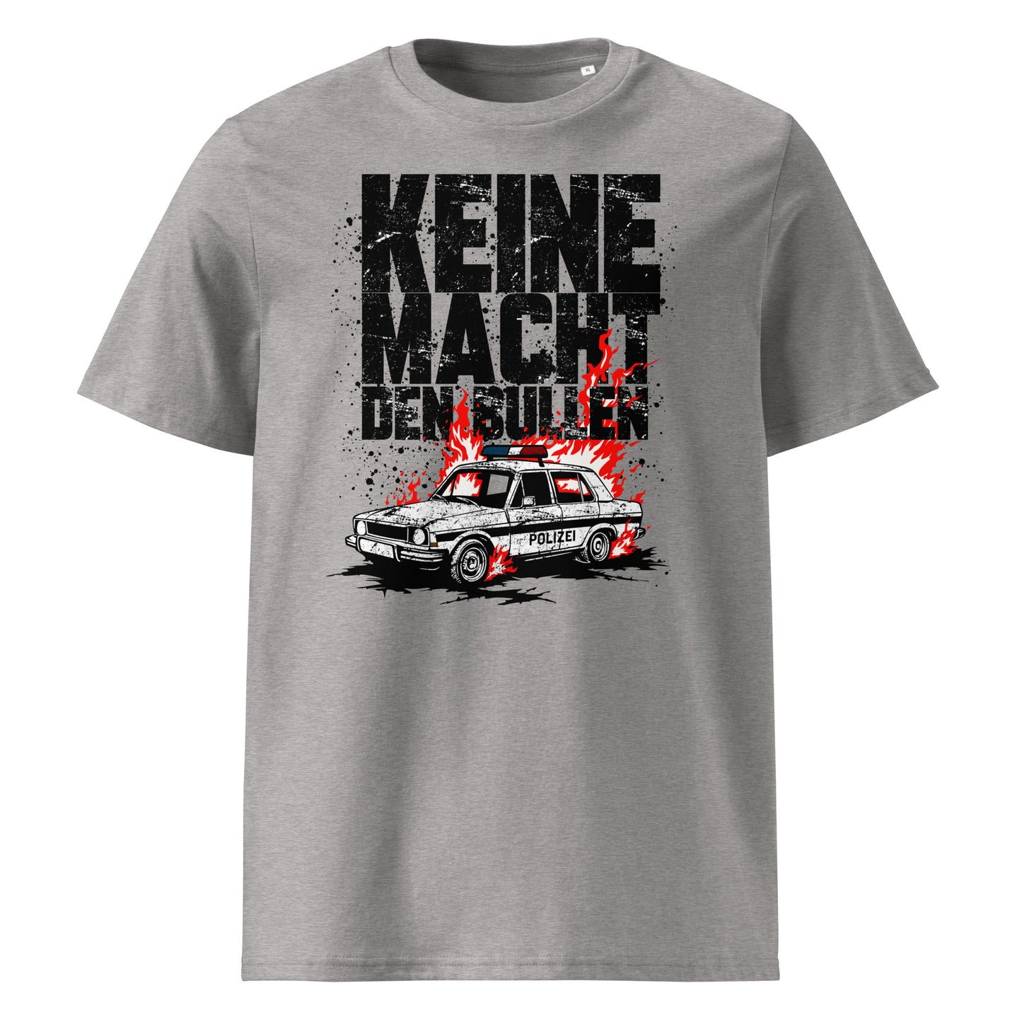 Keine Macht den Bullen - Premium T-Shirt von Protest Couture | Heather Grey