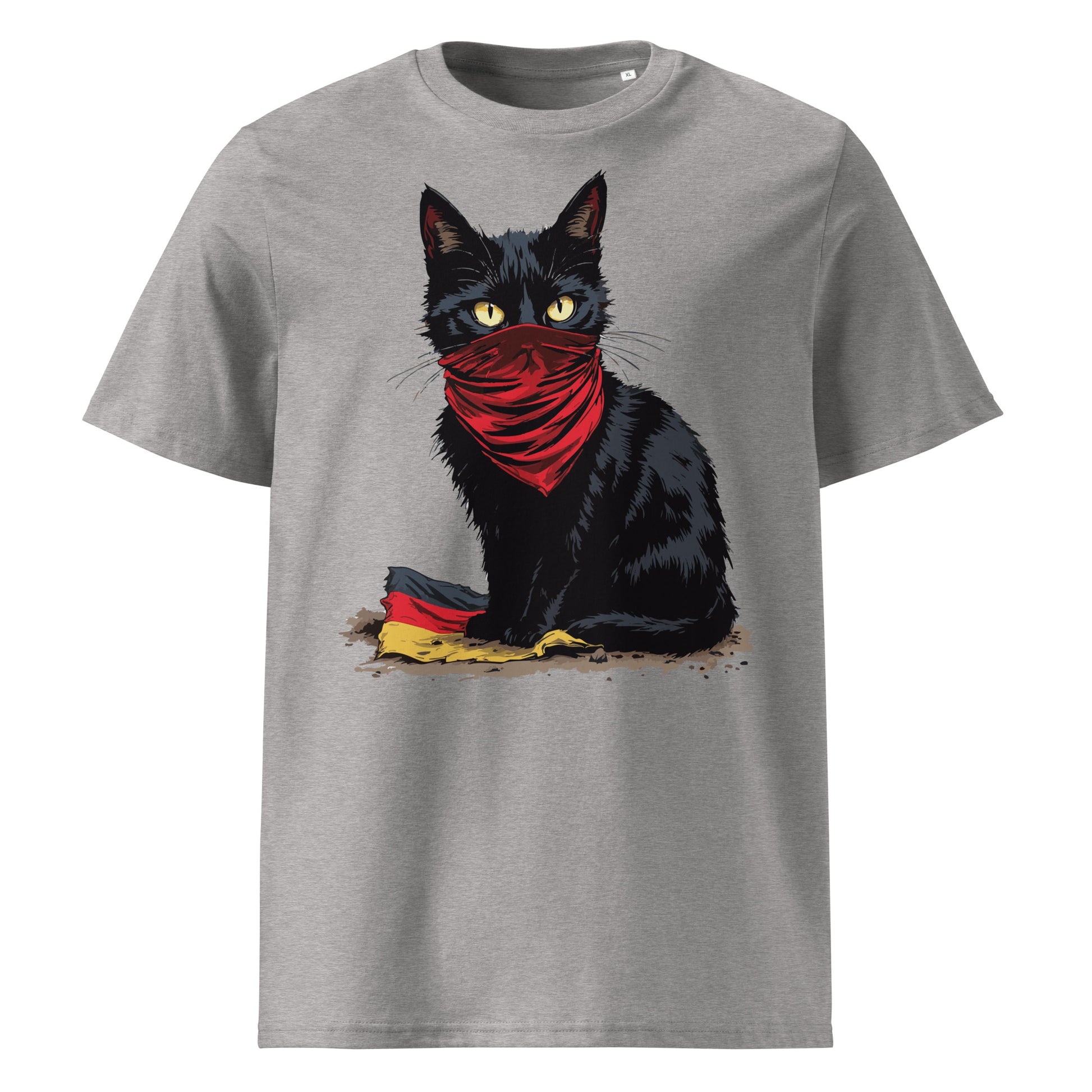 Black Cat - Premium T-Shirt von Protest Couture | Heather Grey