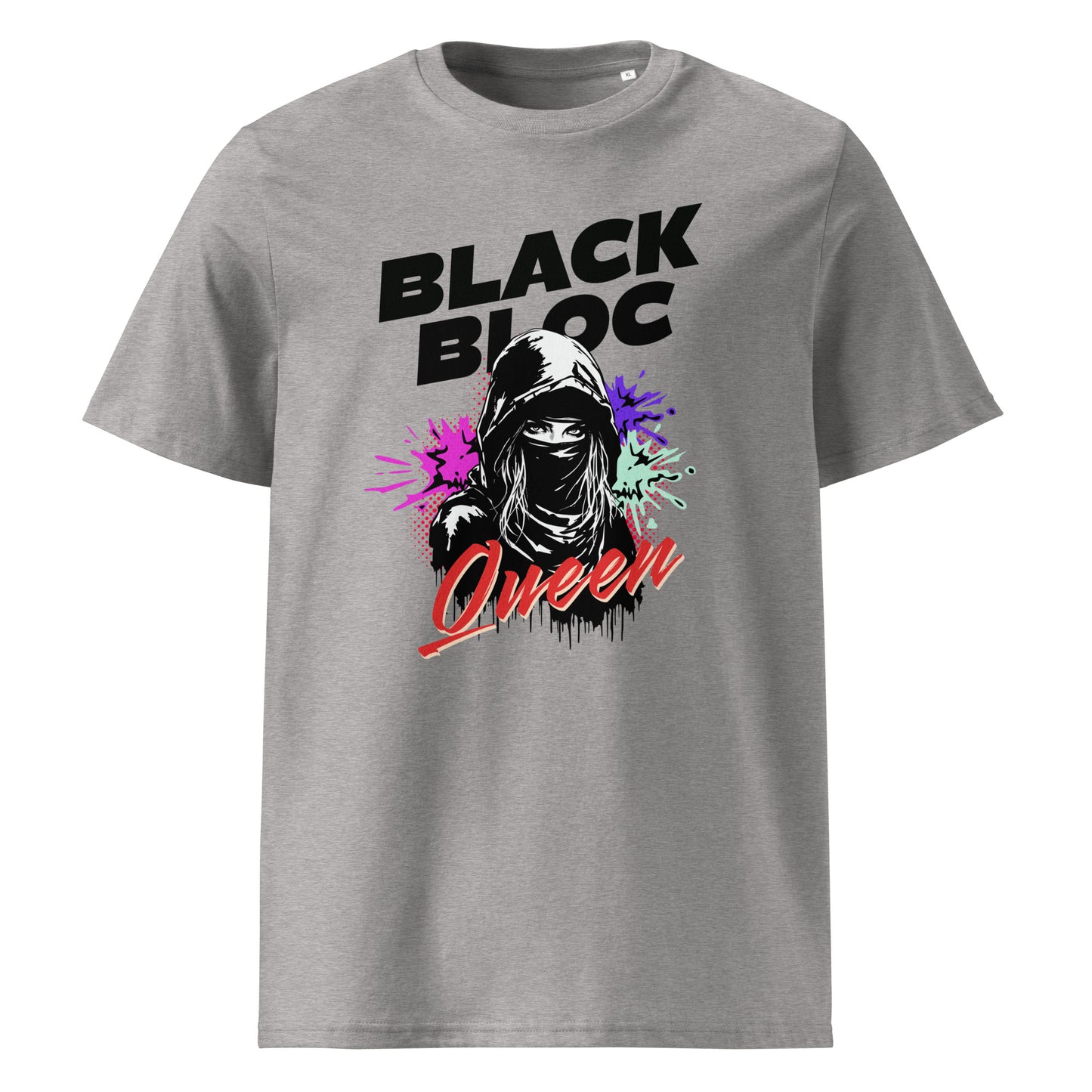 Black Bloc Queen - Premium T-Shirt von Protest Couture | Heather Grey