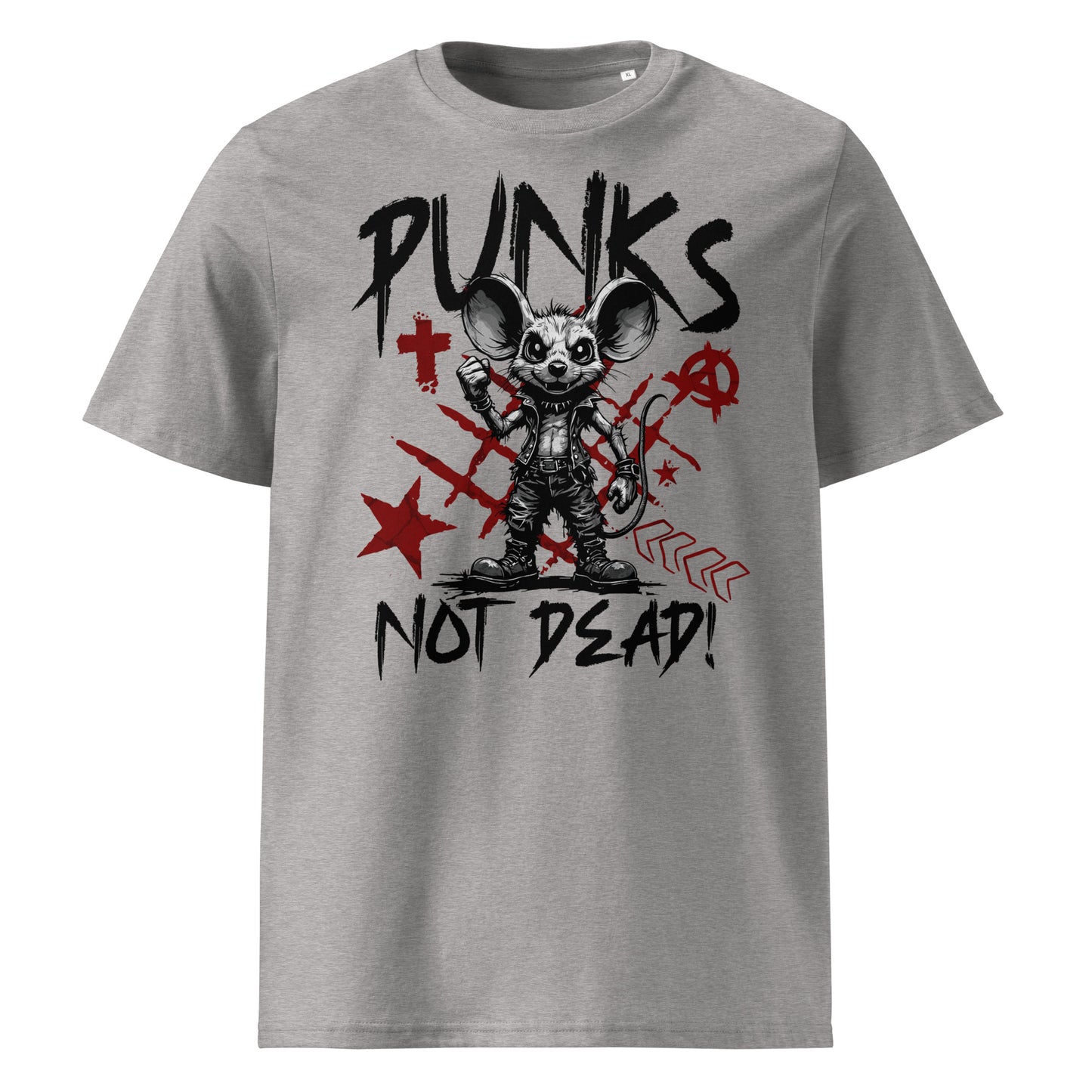 Punks Not Dead - Premium T-Shirt von Protest Couture | Heather Grey