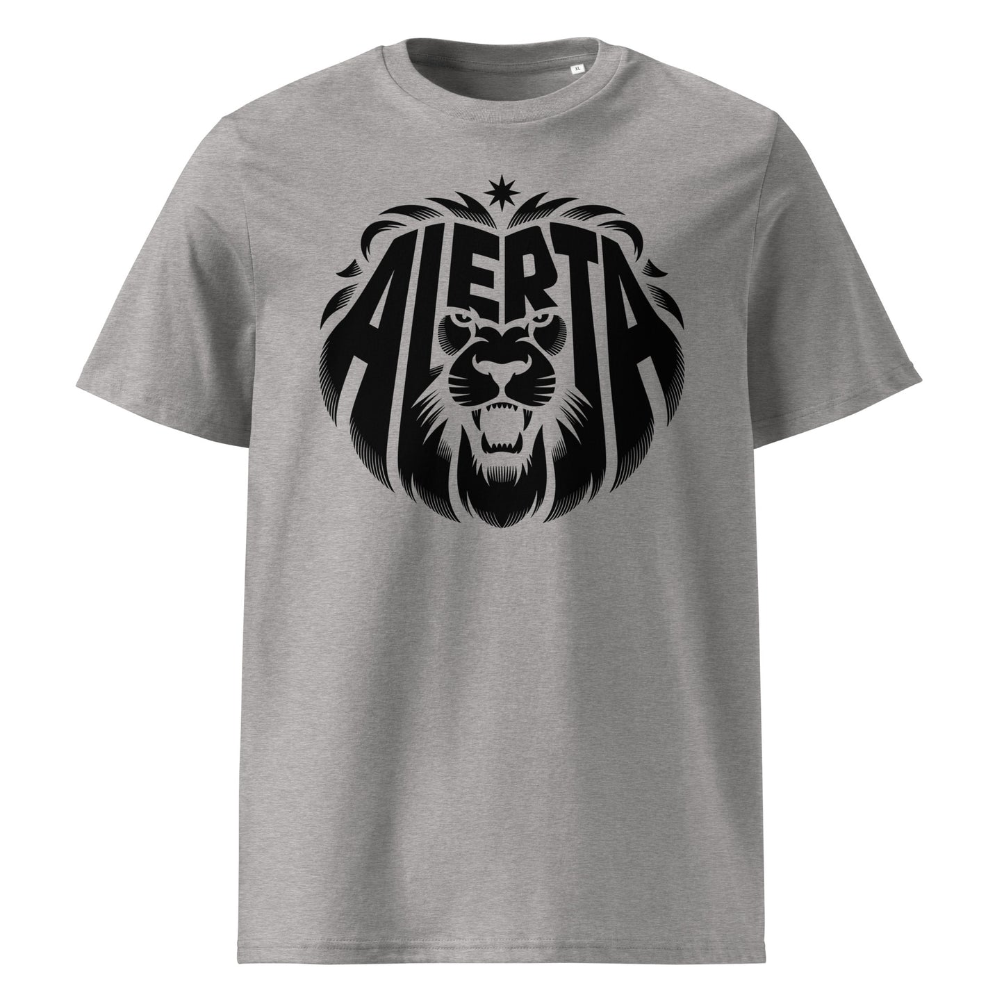 Alerta Lion [Black] - Premium T-Shirt von Protest Couture | Heather Grey