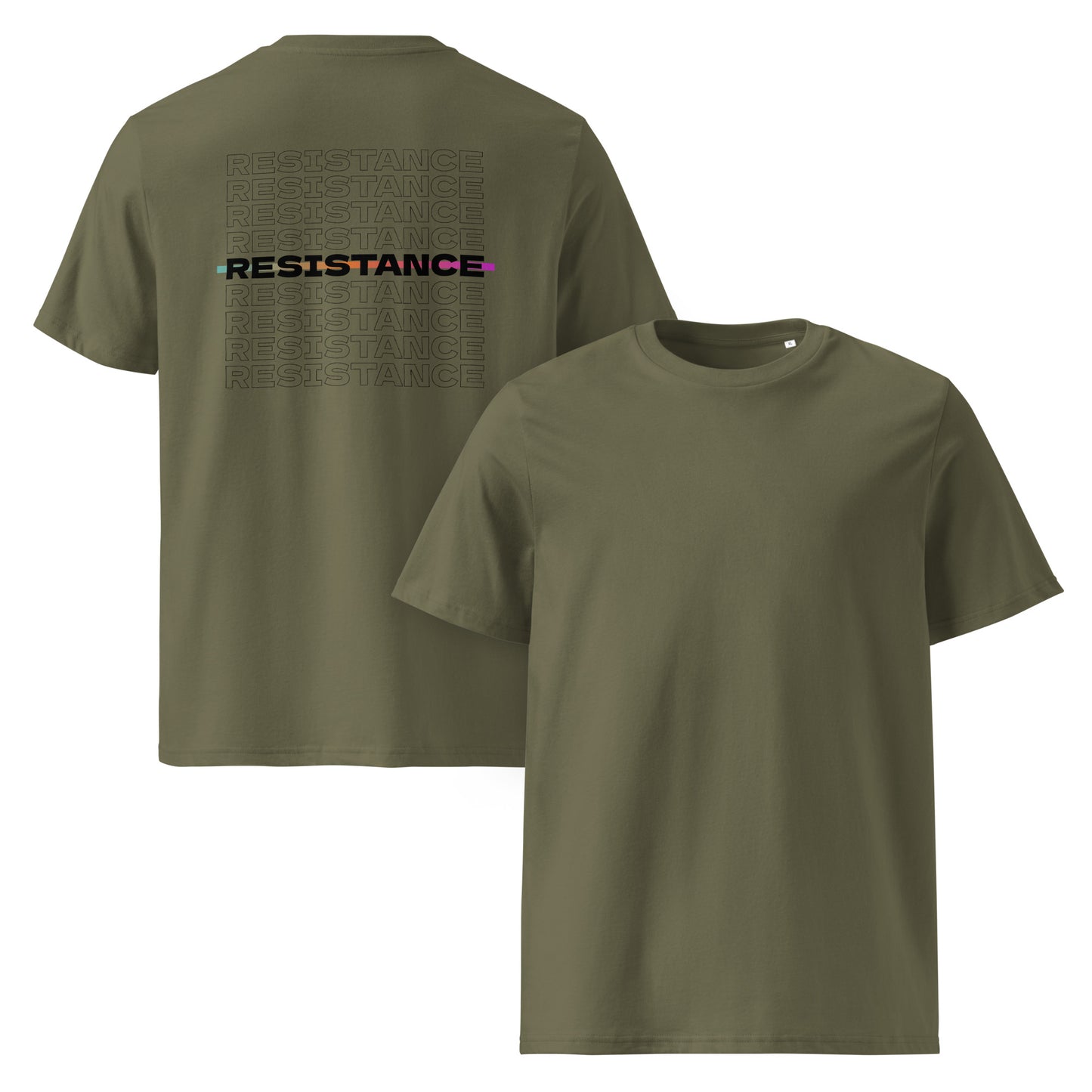 Resistance [dark] - Premium T-Shirt von Protest Couture | Khaki