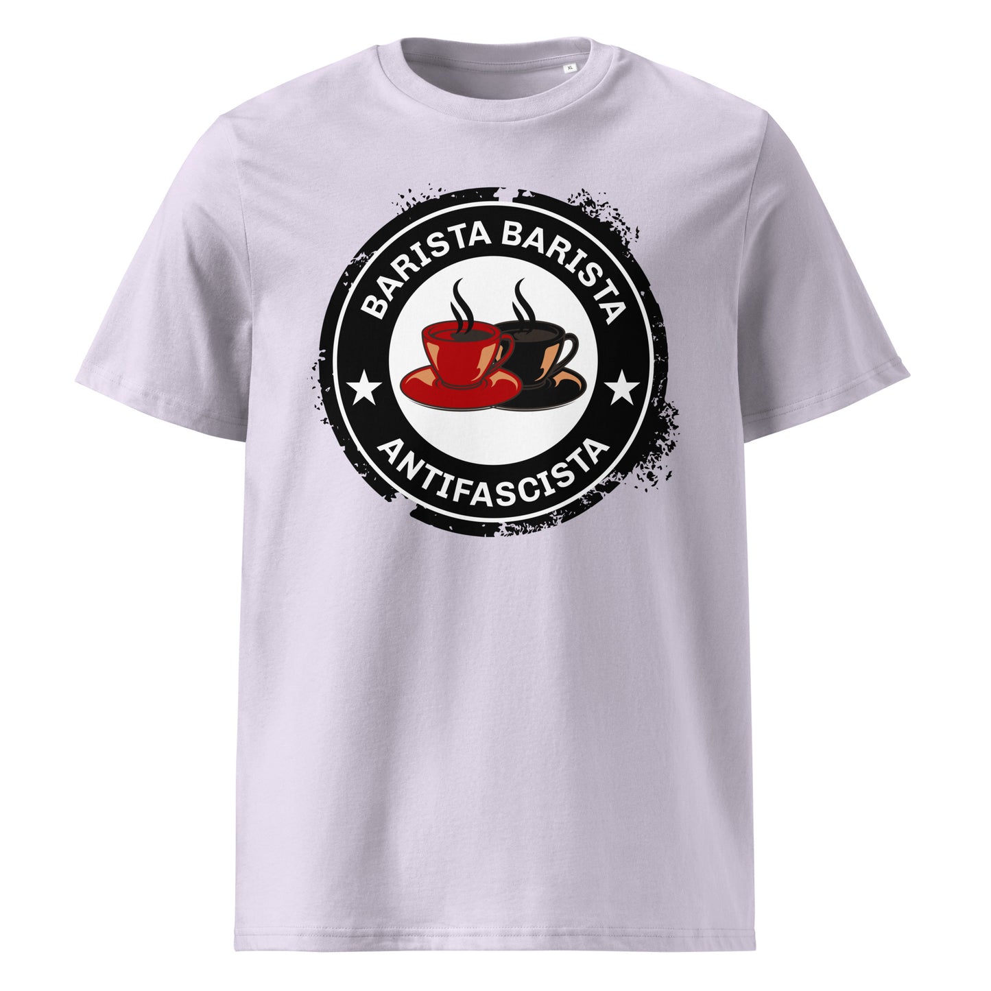 Barista, Barista, Antifascista - Premium T-Shirt von Protest Couture | Lavender
