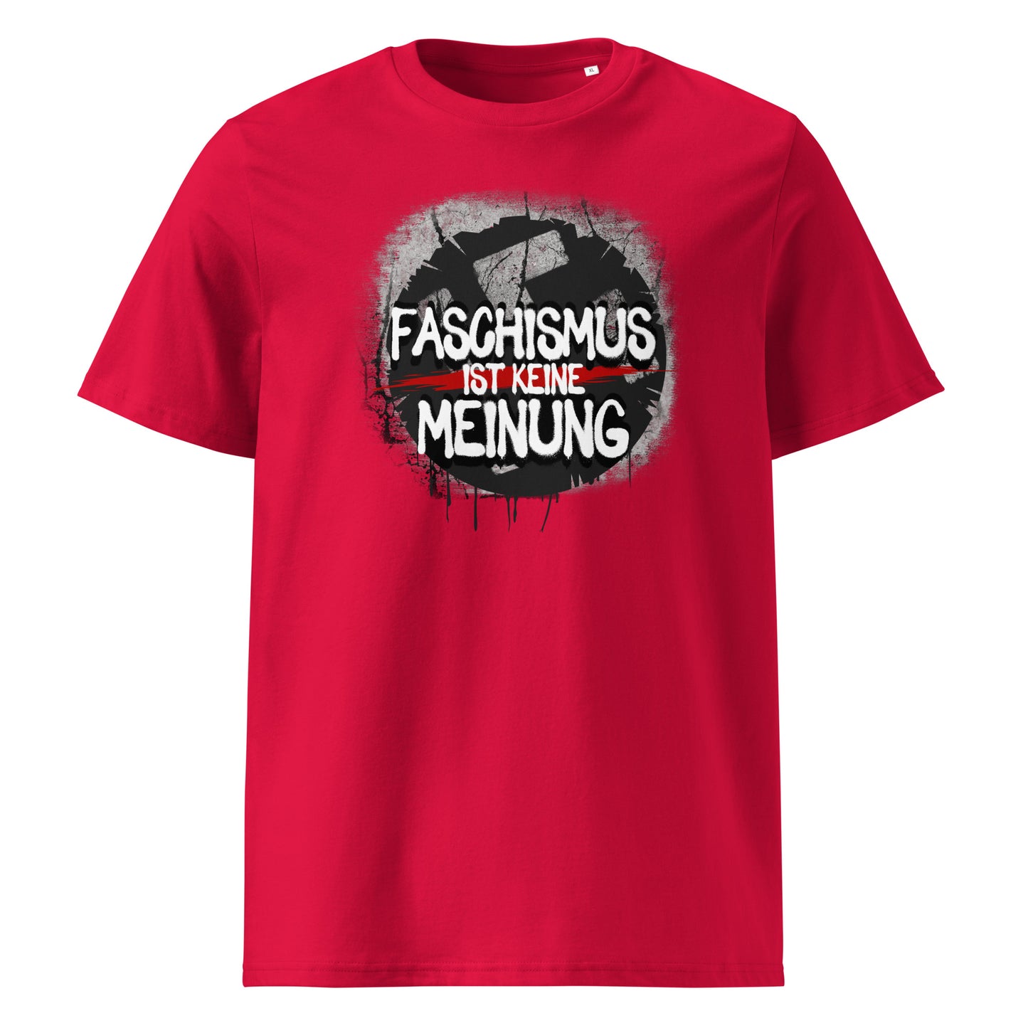 Faschismus ist keine Meinung - Premium T-Shirt von Protest Couture | Red