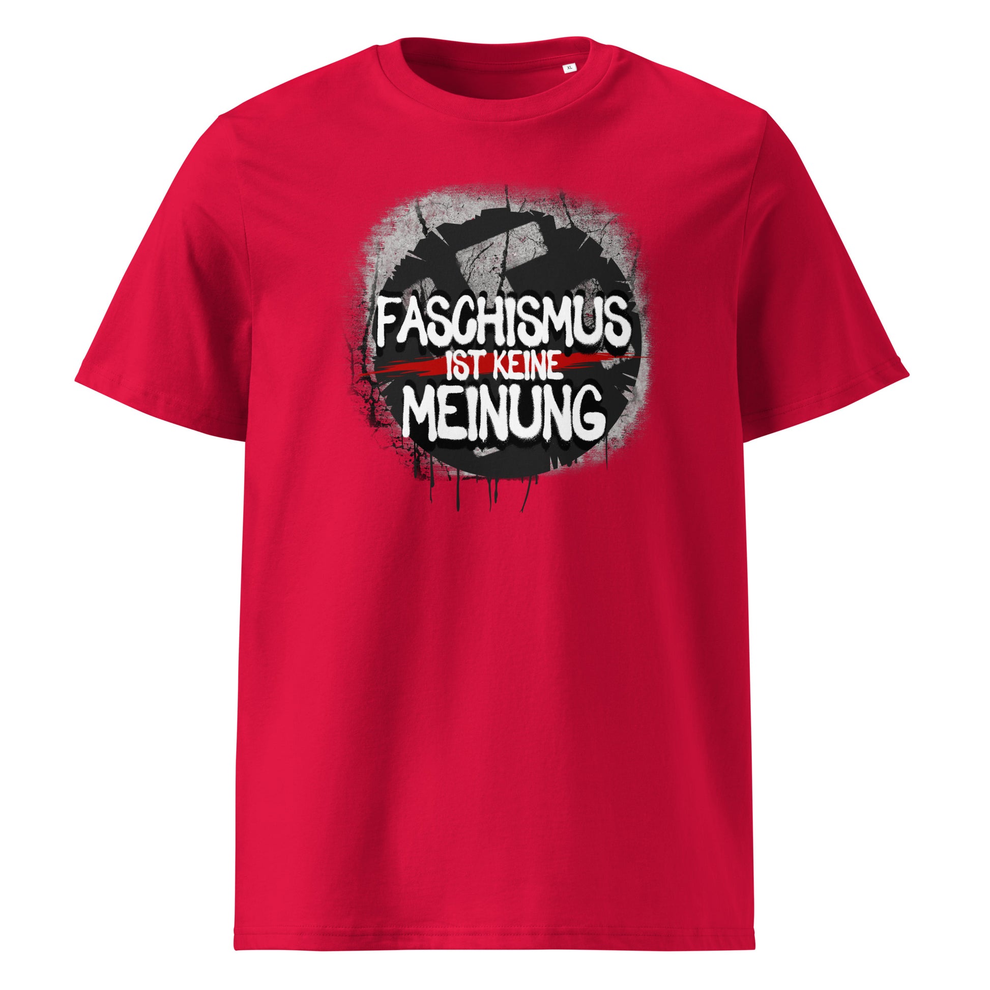 Faschismus ist keine Meinung - Premium T-Shirt von Protest Couture | Red