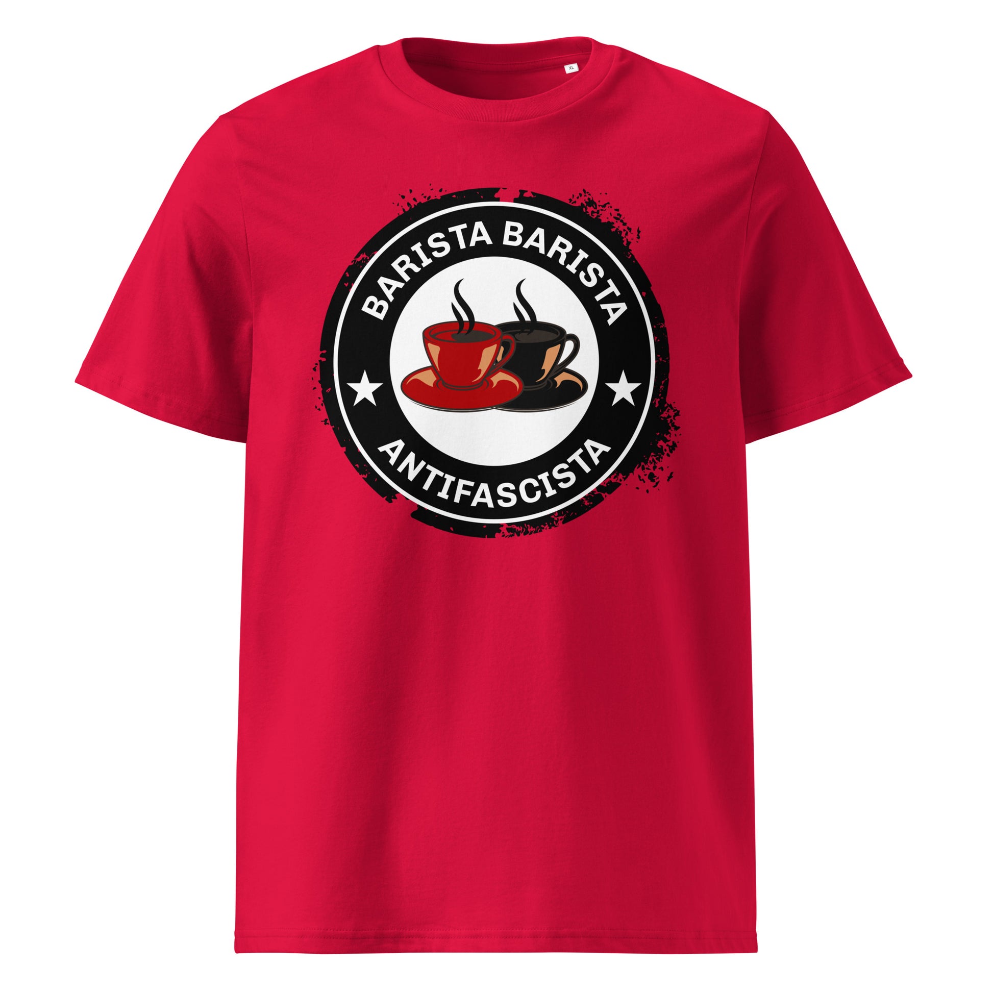 Barista, Barista, Antifascista - Premium T-Shirt von Protest Couture | Red