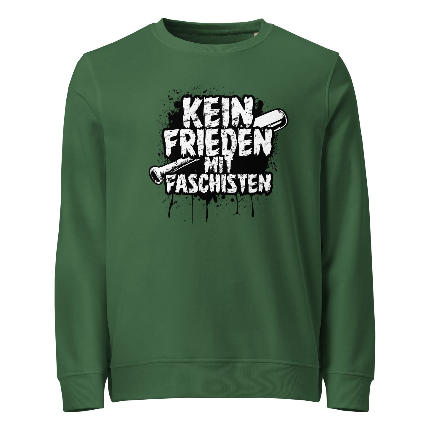 Kein Frieden mit Faschisten - Basic Sweater von Protest Couture | Bottle Green