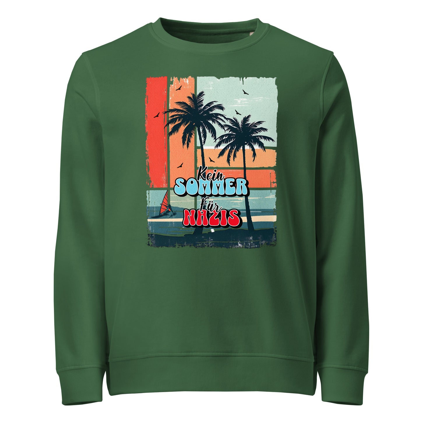 Kein Sommer für Nazis - Basic Sweater von Protest Couture | Bottle Green