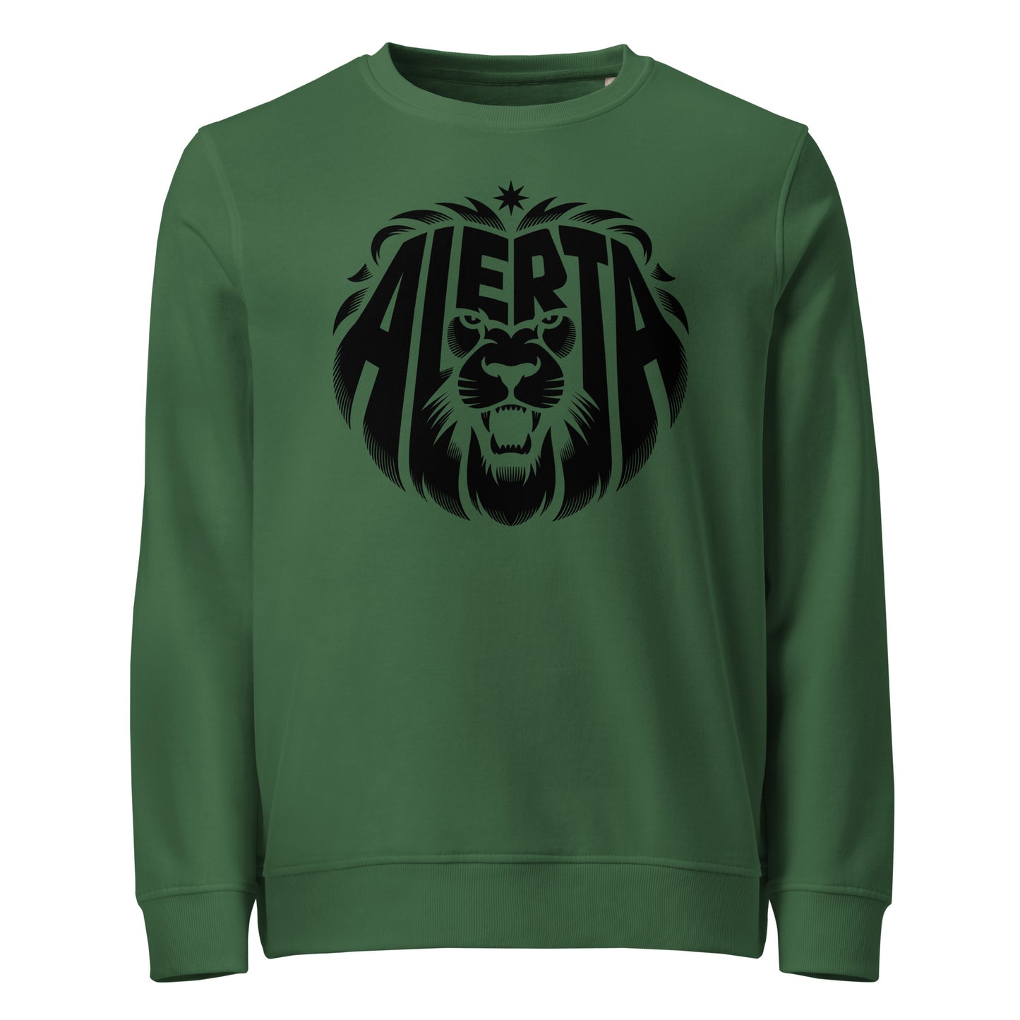 Alerta Lion [Black] - Basic Sweater von Protest Couture | Bottle Green