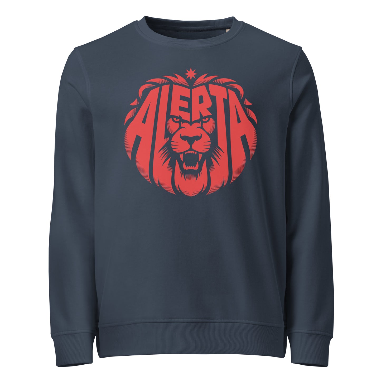 Alerta Lion [Red] - Basic Sweater von Protest Couture | French Navy