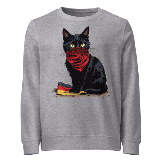 Black Cat - Basic Sweater von Protest Couture | Grey Melange