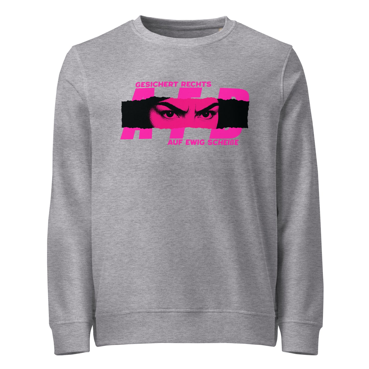 AFD Gesichert rechts - Basic Sweater von Protest Couture | Grey Melange
