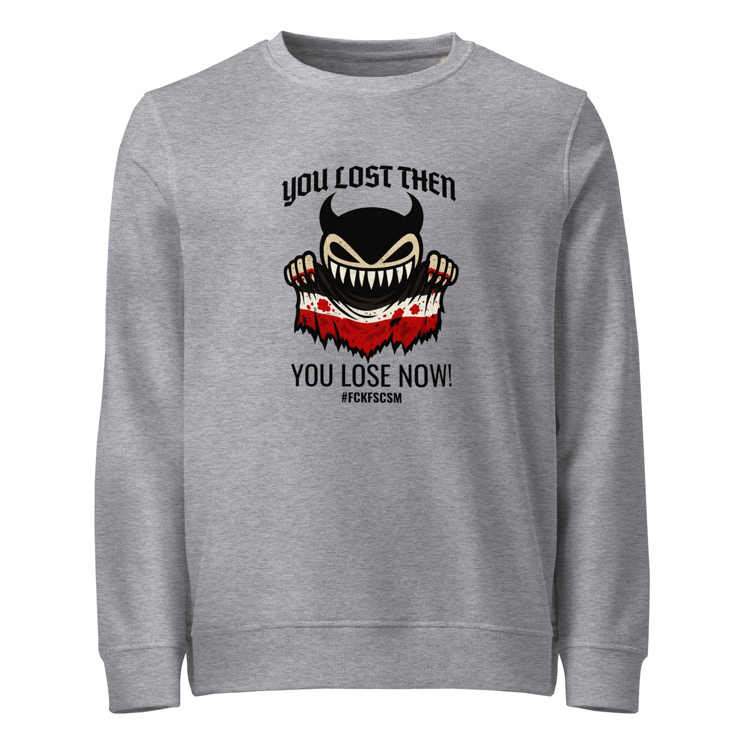 You lost then - You lose now - Basic Sweater von Protest Couture | Grey Melange