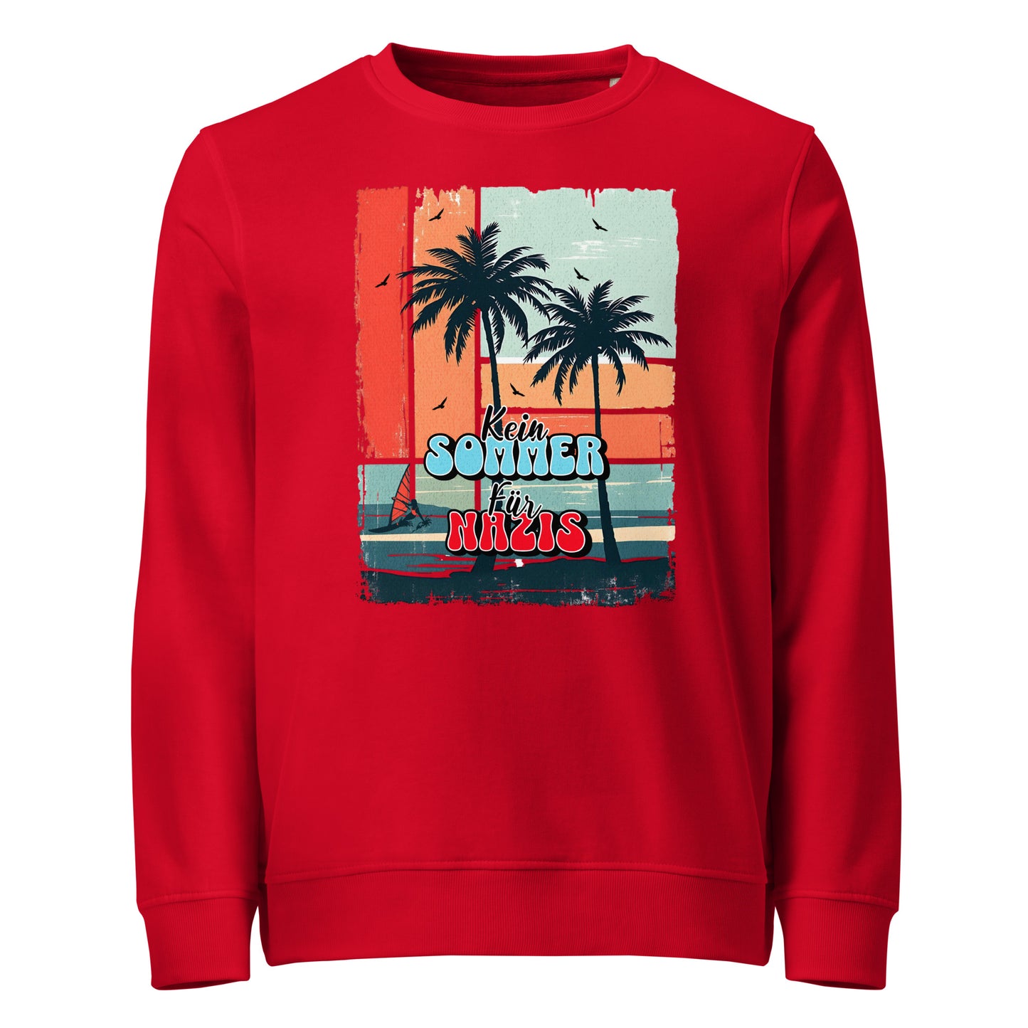 Kein Sommer für Nazis - Basic Sweater von Protest Couture | Red