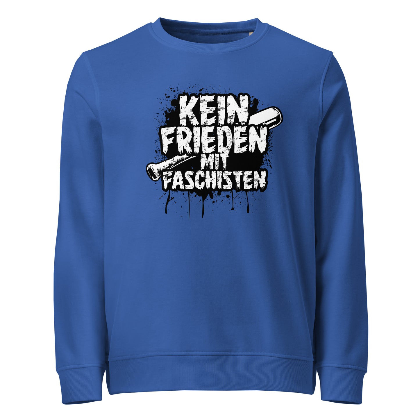 Kein Frieden mit Faschisten - Basic Sweater von Protest Couture | Royal Blue