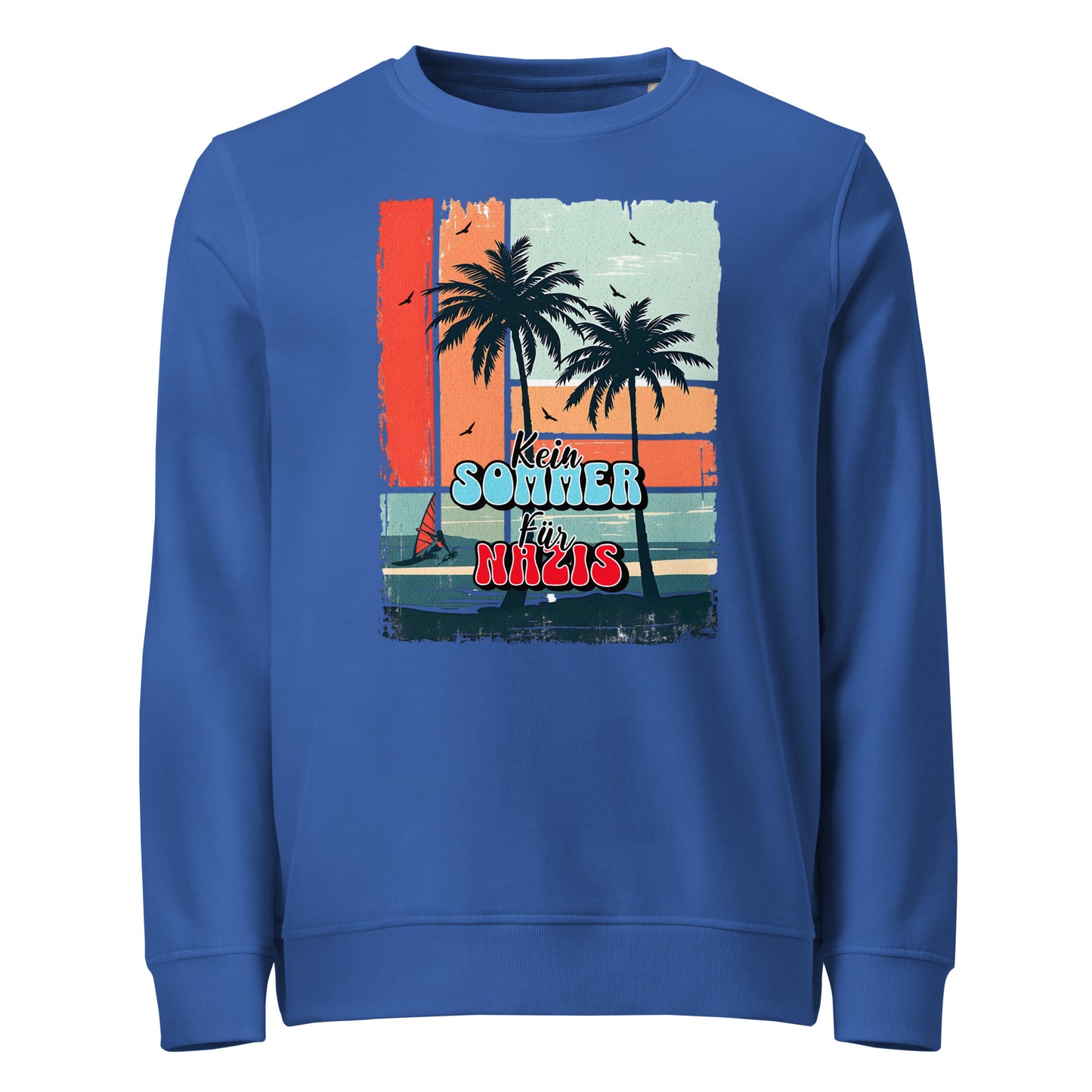 Kein Sommer für Nazis - Basic Sweater von Protest Couture | Royal Blue