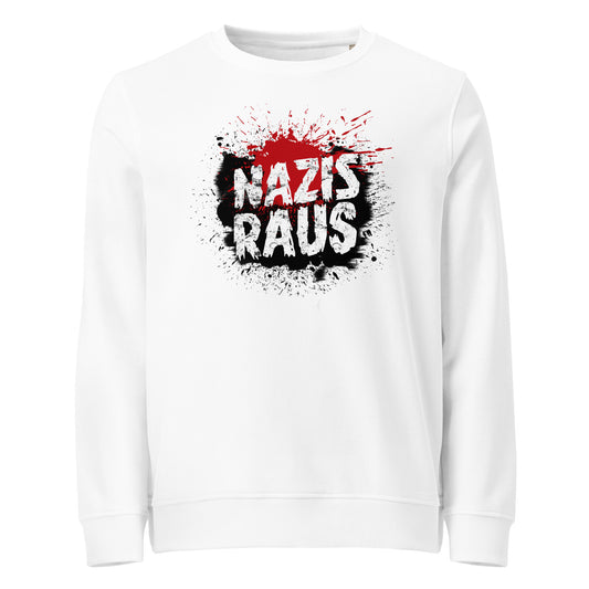 Nazis Raus - Basic Sweater von Protest Couture | White