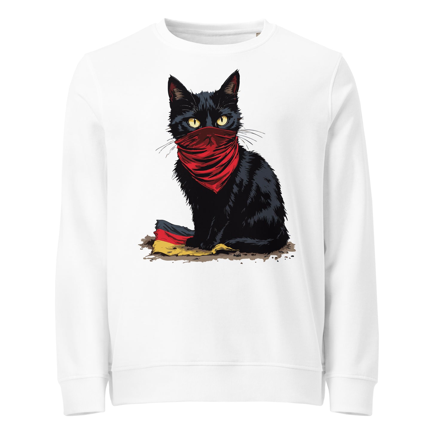 Black Cat - Basic Sweater von Protest Couture | White