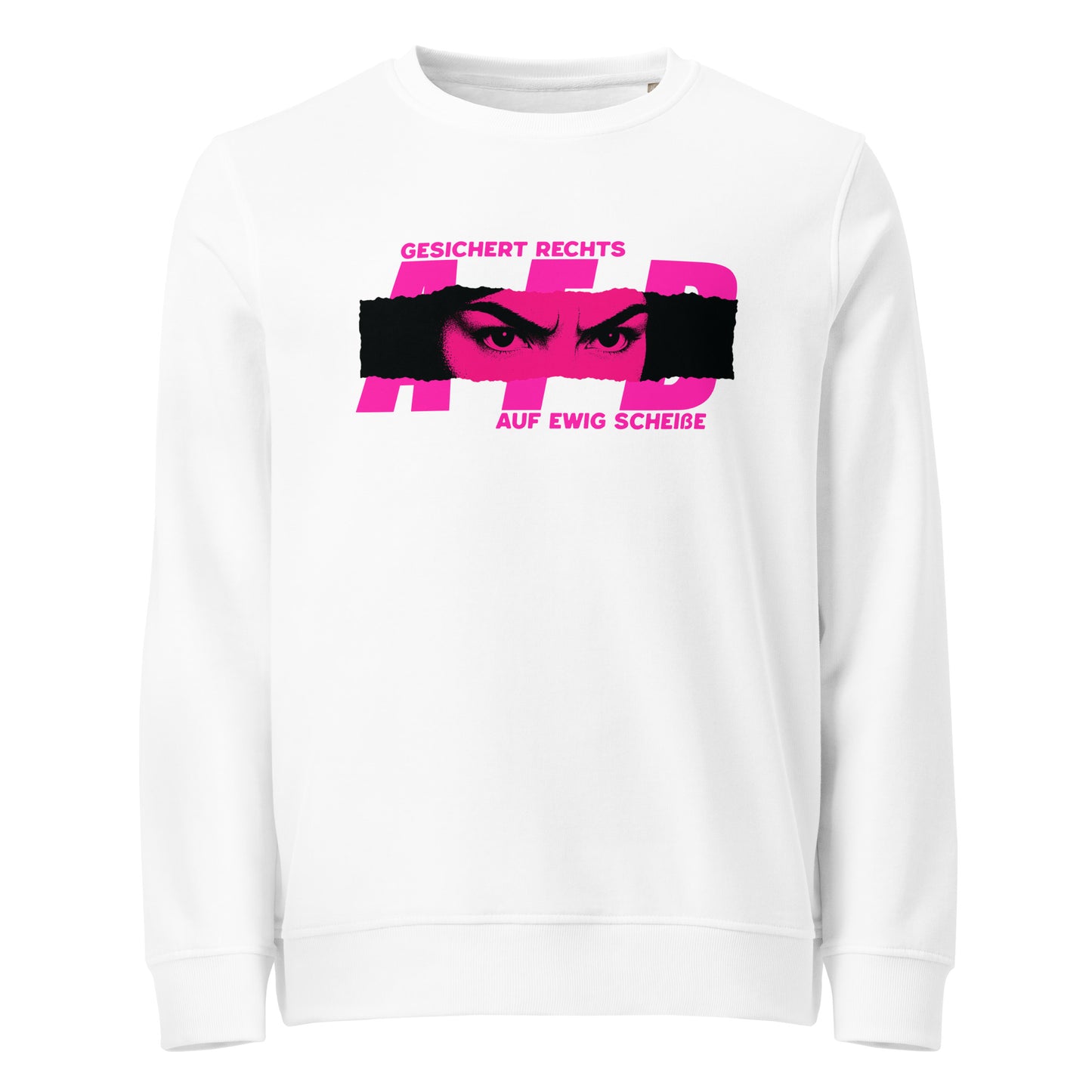 AFD Gesichert rechts - Basic Sweater von Protest Couture | White