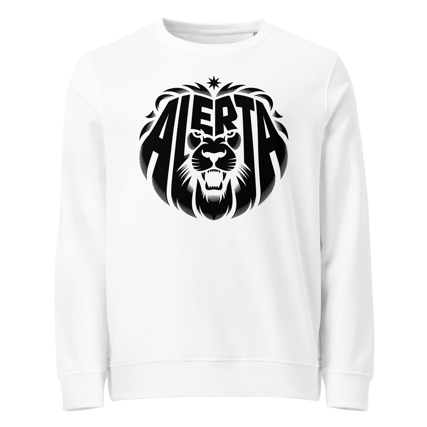 Alerta Lion [Black] - Basic Sweater von Protest Couture | White