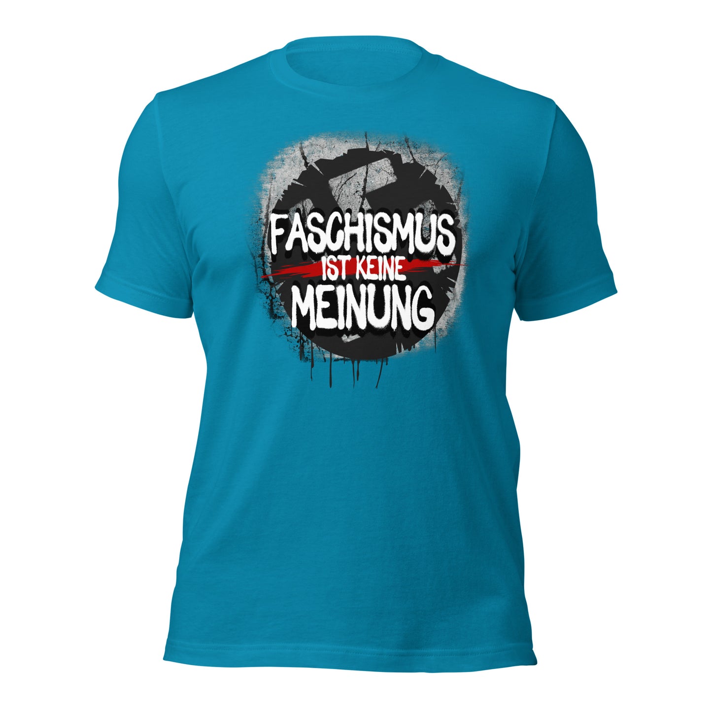 Faschismus ist keine Meinung - Retail Fit T-Shirt von Protest Couture | Aqua