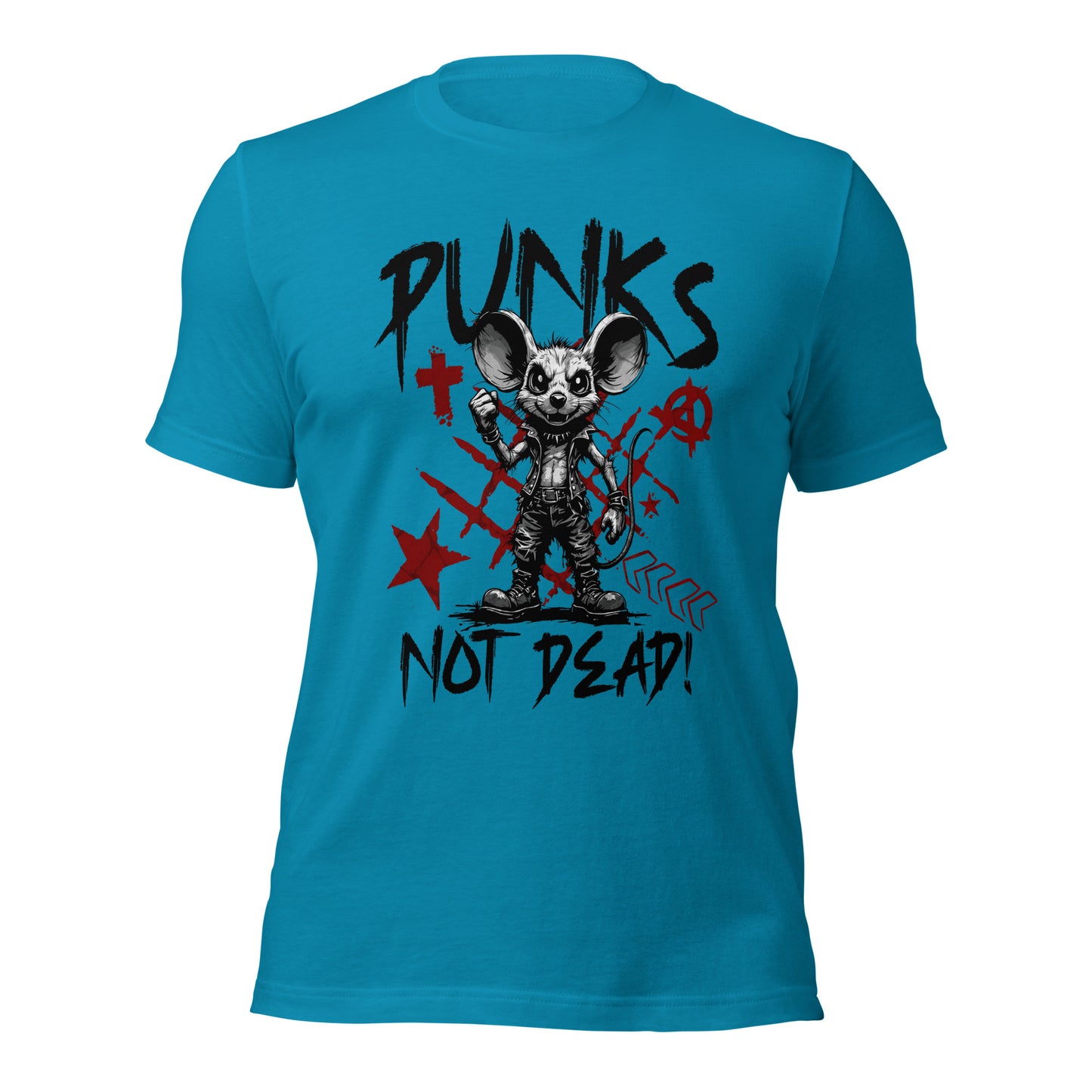 Punks Not Dead - Retail Fit T-Shirt von Protest Couture | Aqua