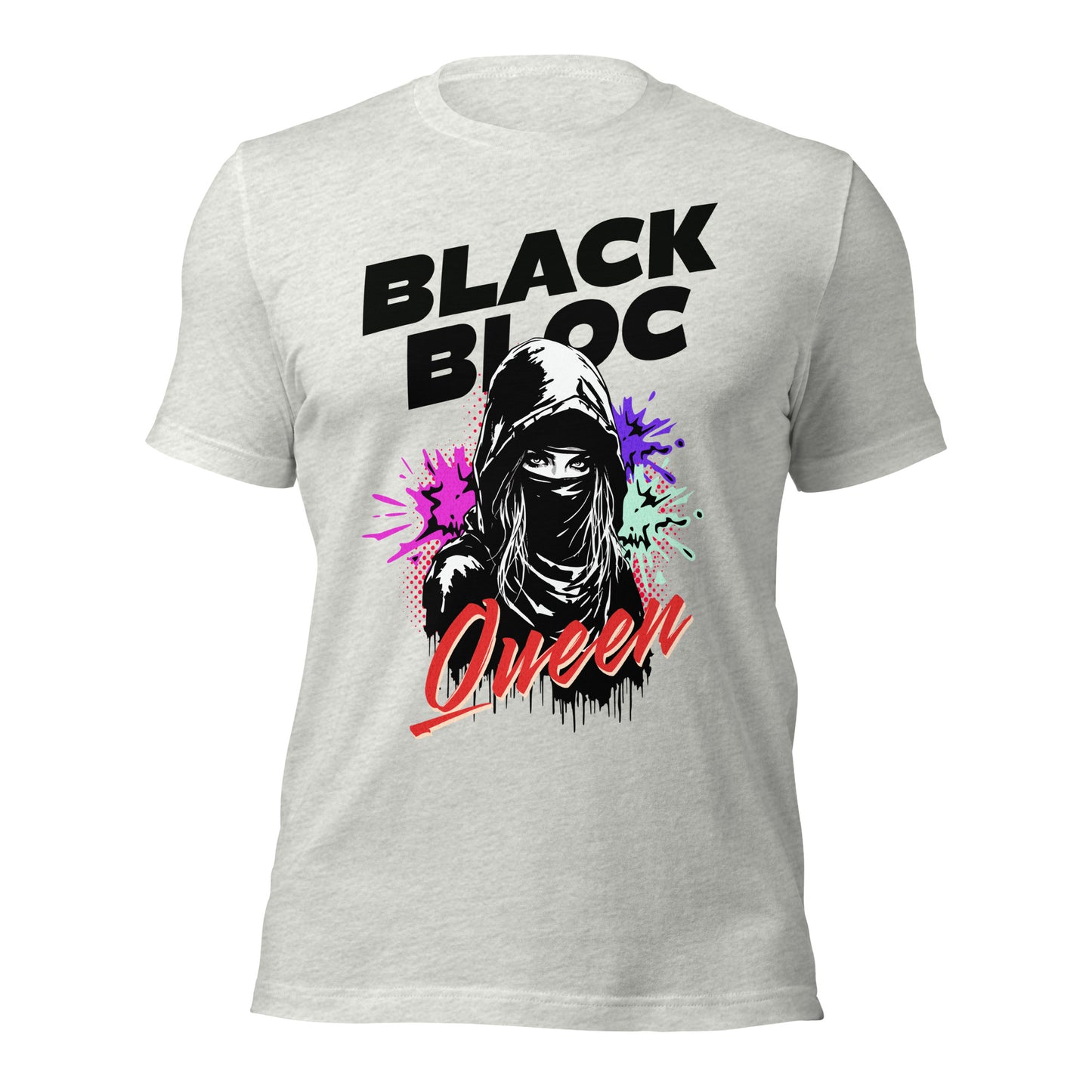 Black Bloc Queen - Retail Fit T-Shirt von Protest Couture | Ash