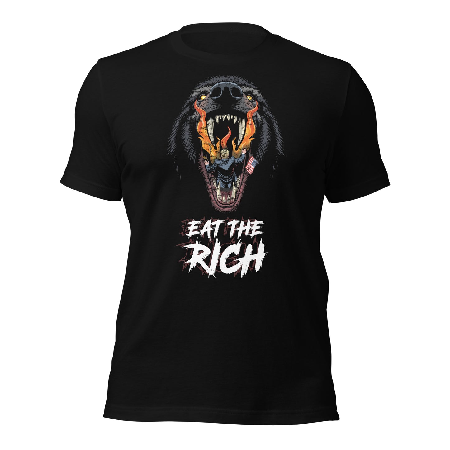 Eat The Rich - Retail Fit T-Shirt von Protest Couture | Black