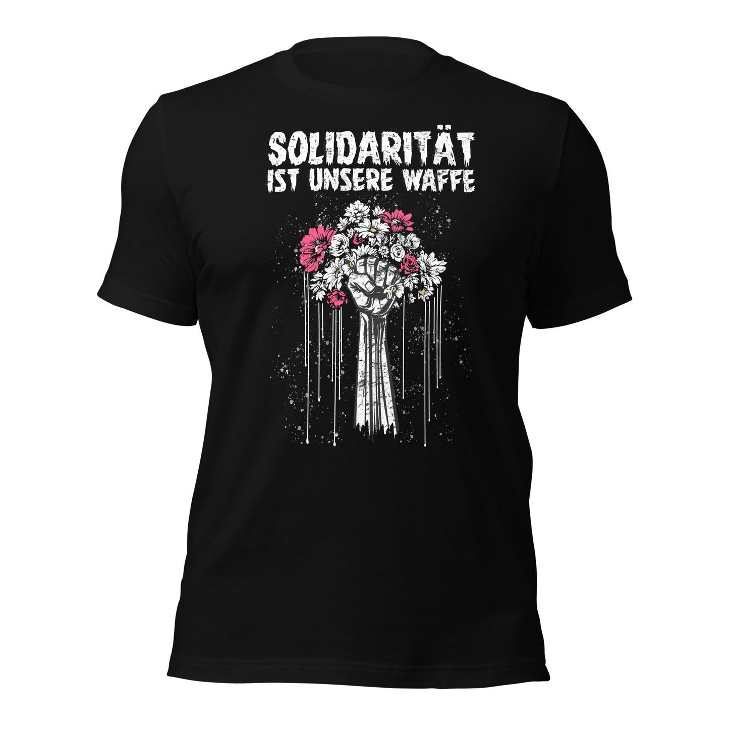 Solidarität ist unsere Waffe - Retail Fit T-Shirt von Protest Couture | Black