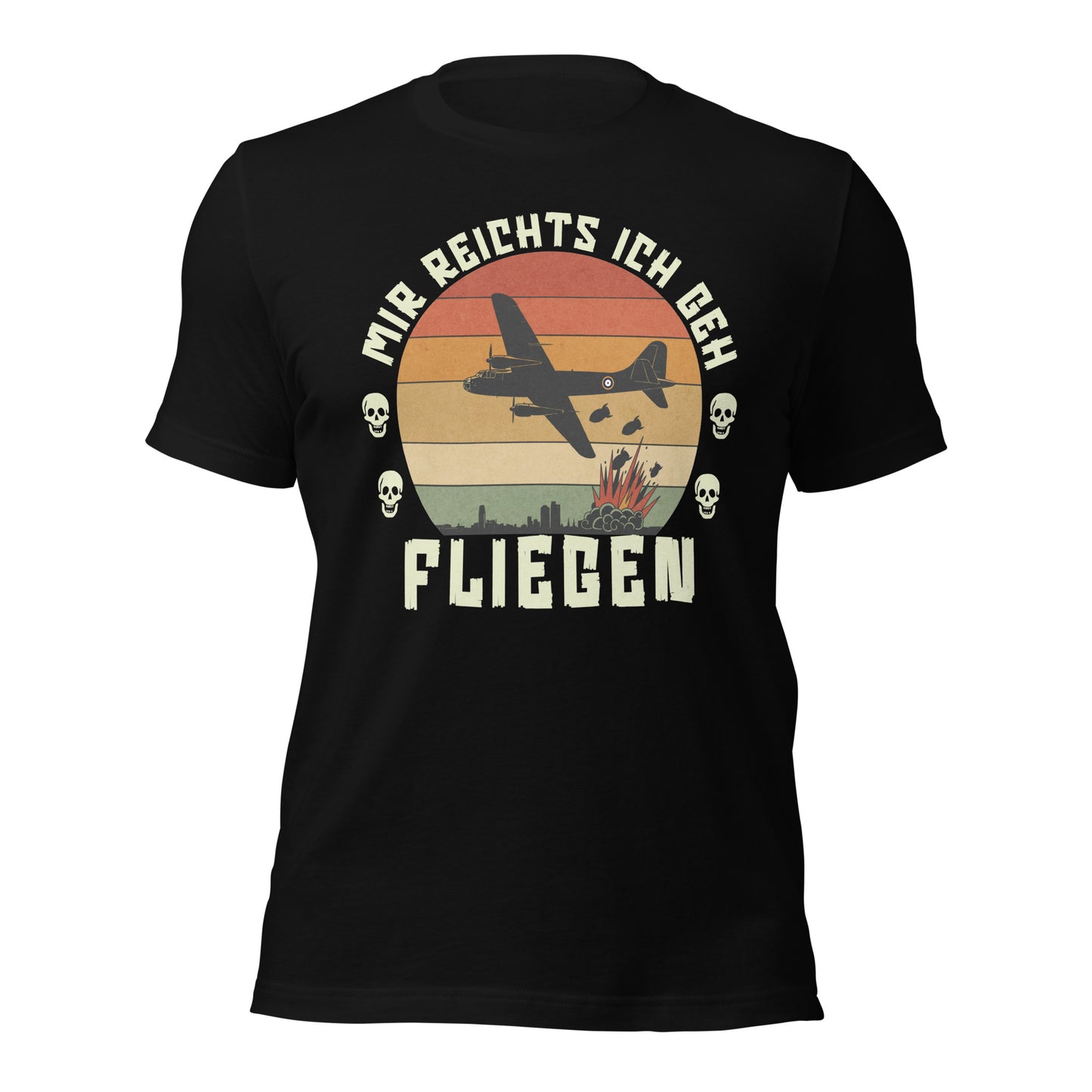 Mir Reichts Ich Geh Fliegen - Retail Fit T-Shirt von Protest Couture | Black