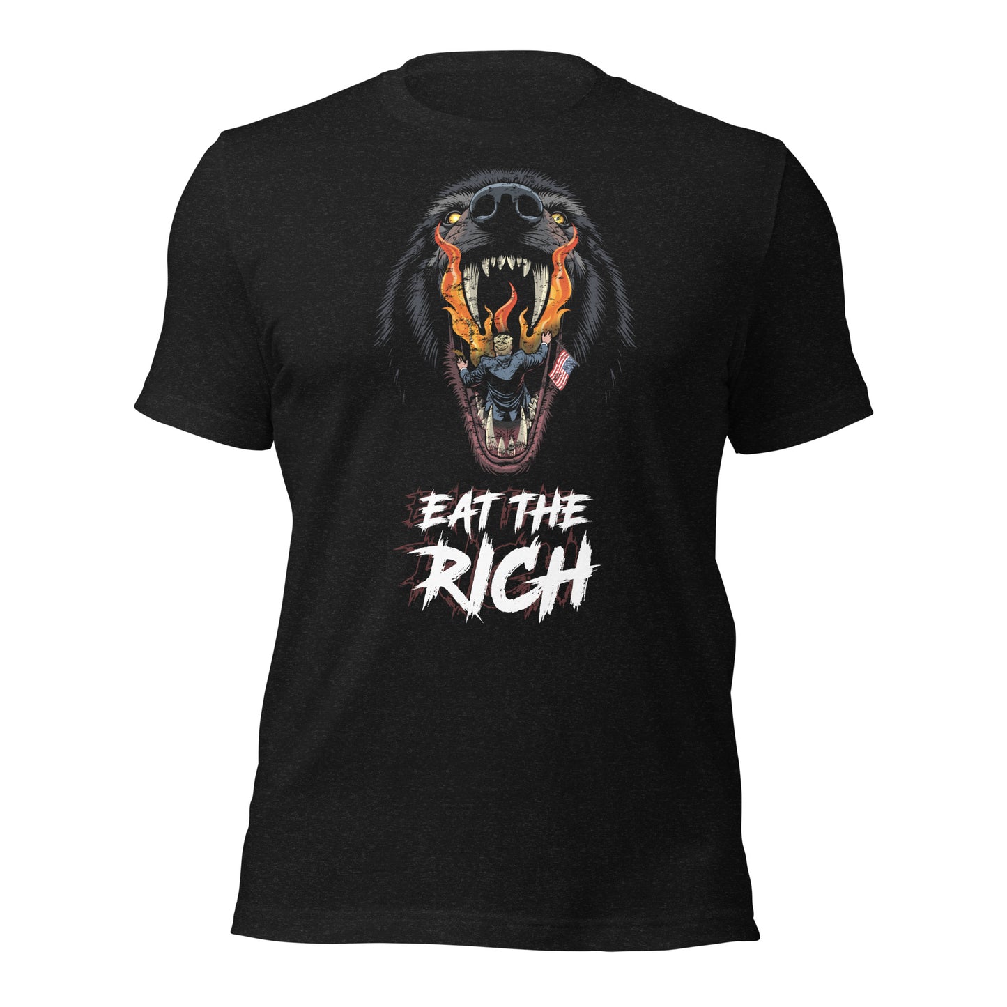 Eat The Rich - Retail Fit T-Shirt von Protest Couture | Black Heather