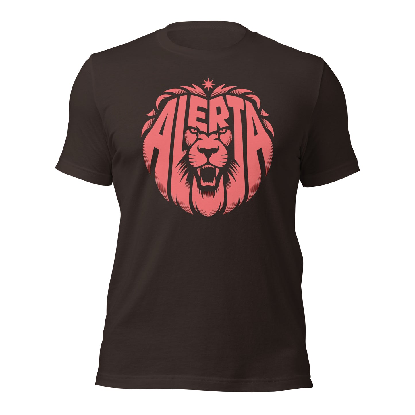 Alerta Lion [Red] - Retail Fit T-Shirt von Protest Couture | Brown