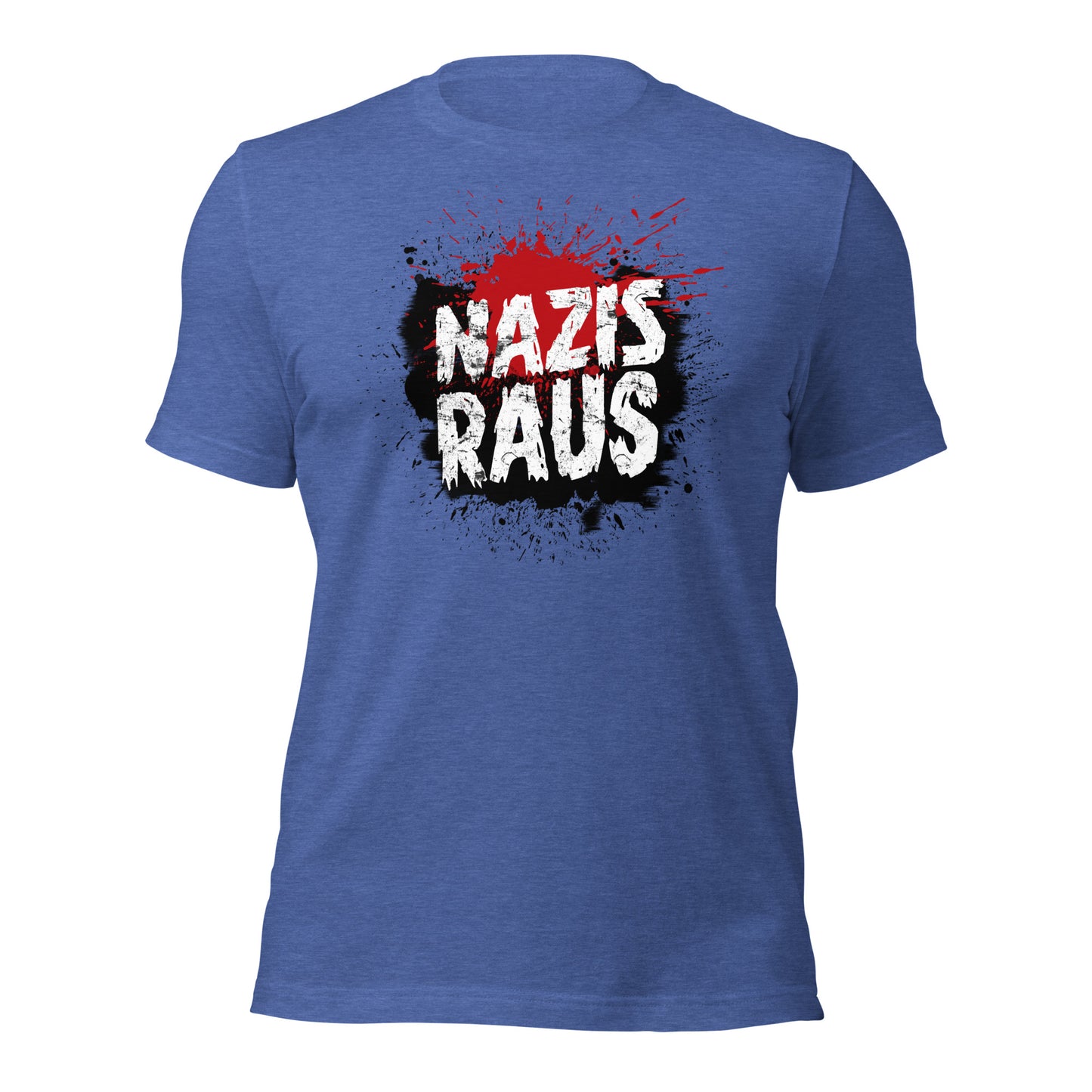 Nazis Raus - Retail Fit T-Shirt von Protest Couture | Heather True Royal