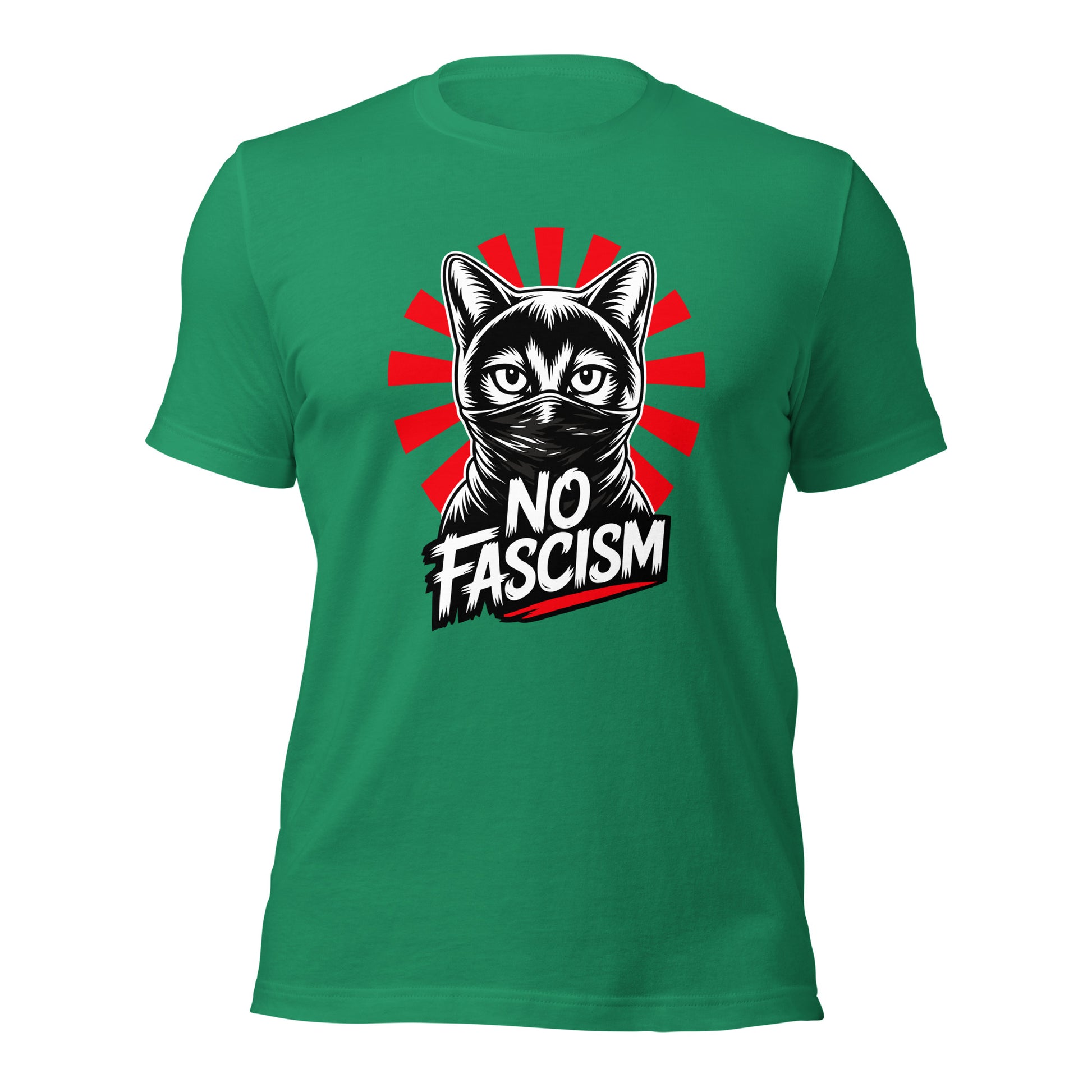 No Fascism Cat - Retail Fit T-Shirt von Protest Couture | Kelly