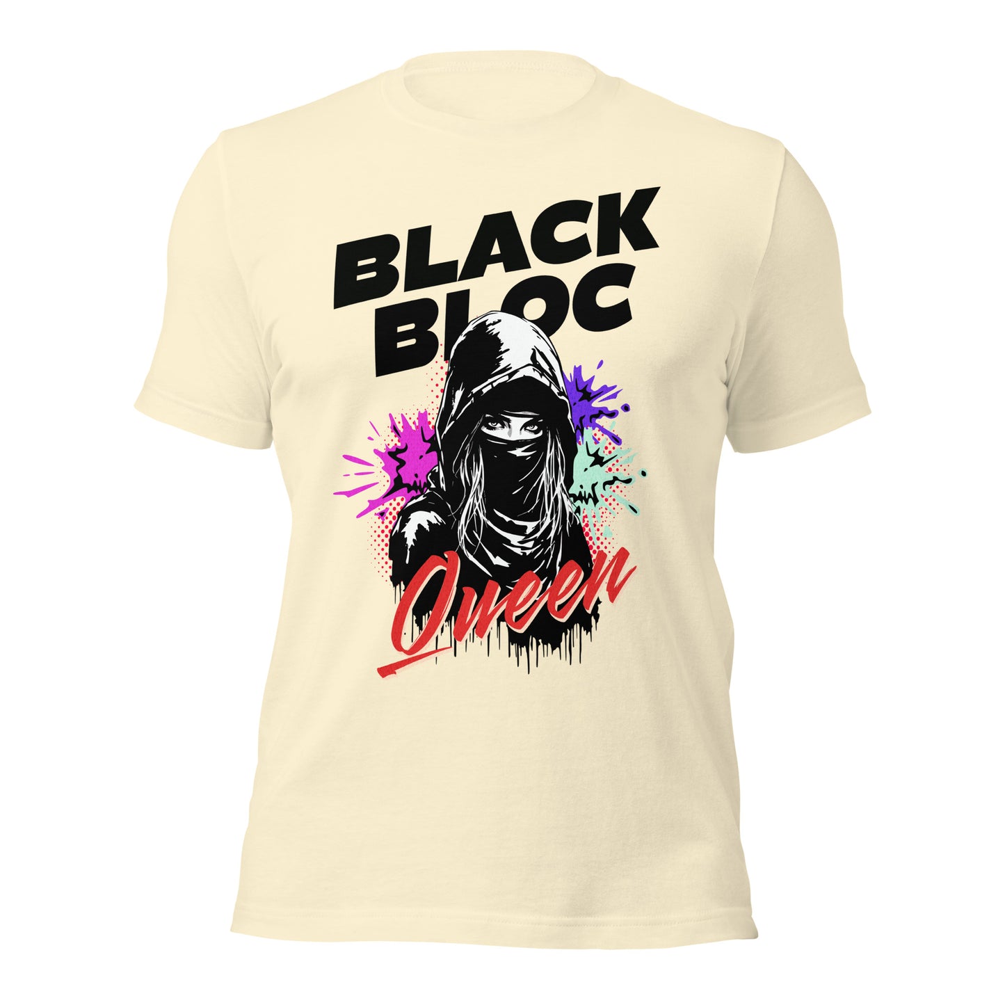 Black Bloc Queen - Retail Fit T-Shirt von Protest Couture | Natural