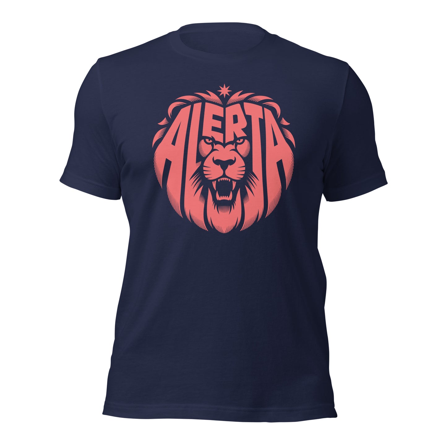 Alerta Lion [Red] - Retail Fit T-Shirt von Protest Couture | Navy