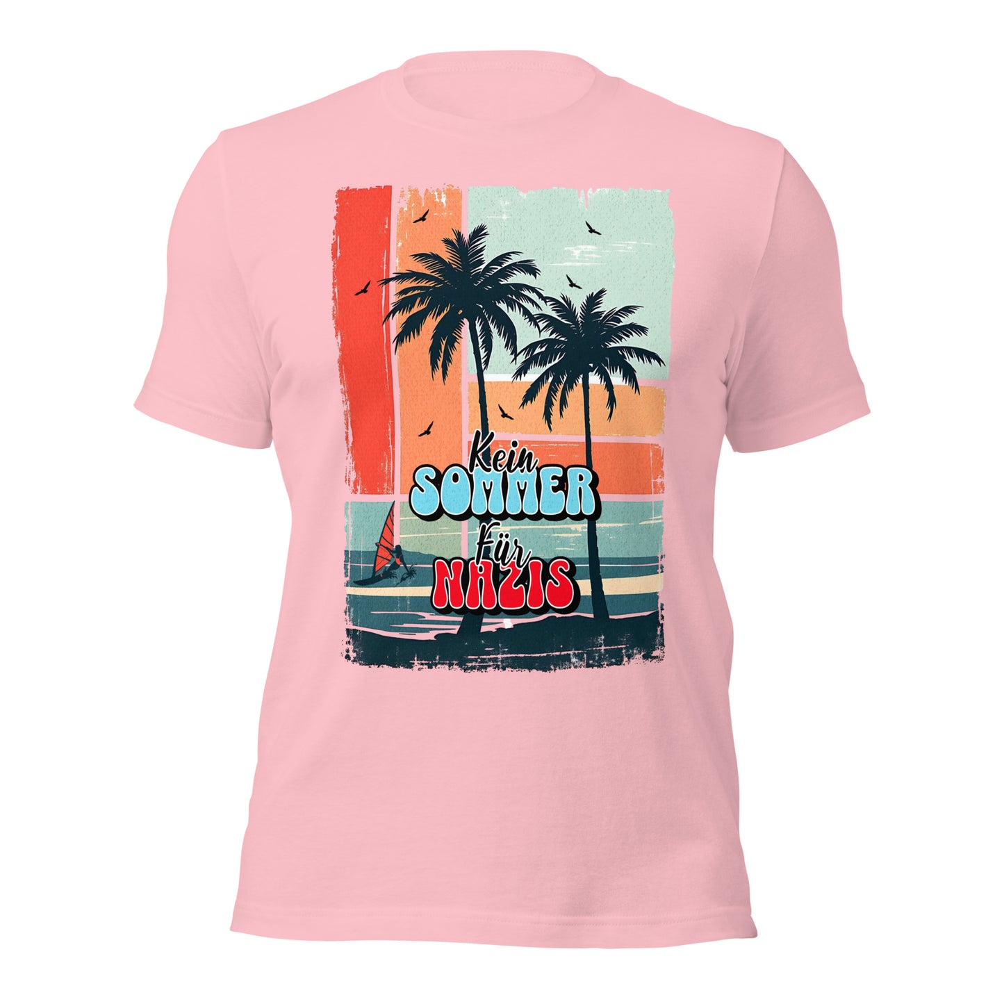 Kein Sommer für Nazis - Retail Fit T-Shirt von Protest Couture | Pink