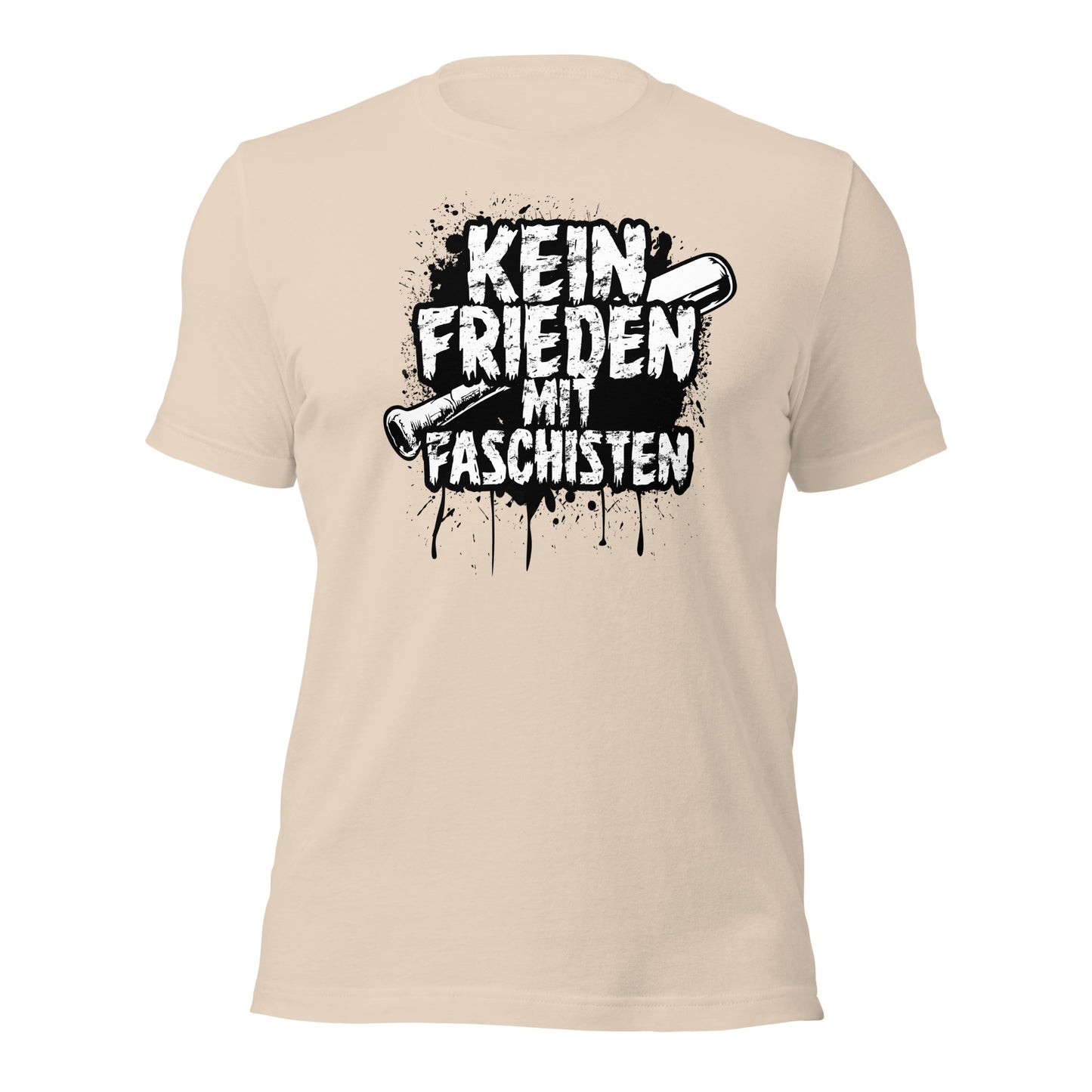 Kein Frieden mit Faschisten - Retail Fit T-Shirt von Protest Couture | Soft Cream