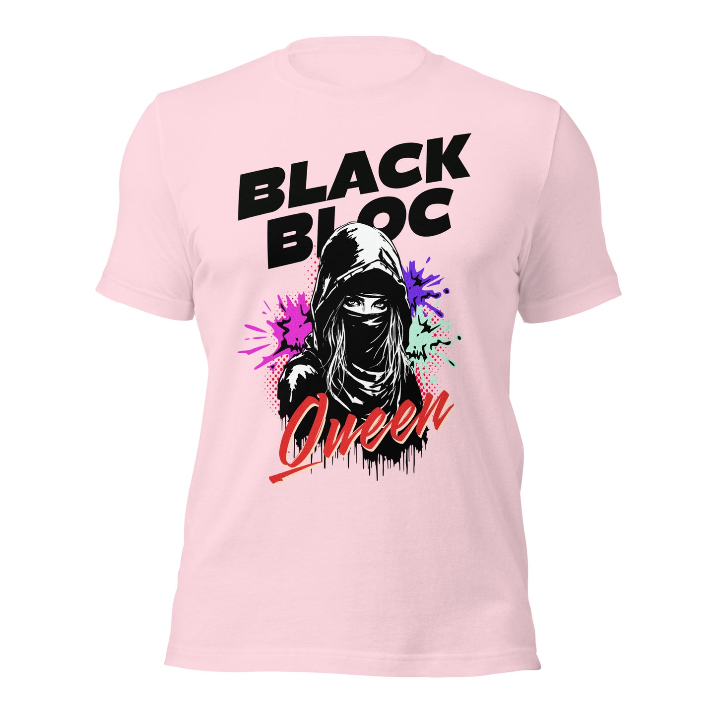 Black Bloc Queen - Retail Fit T-Shirt von Protest Couture | Soft Pink