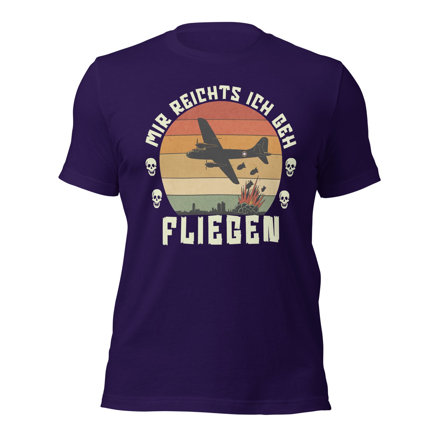 Mir Reichts Ich Geh Fliegen - Retail Fit T-Shirt von Protest Couture | Team Purple